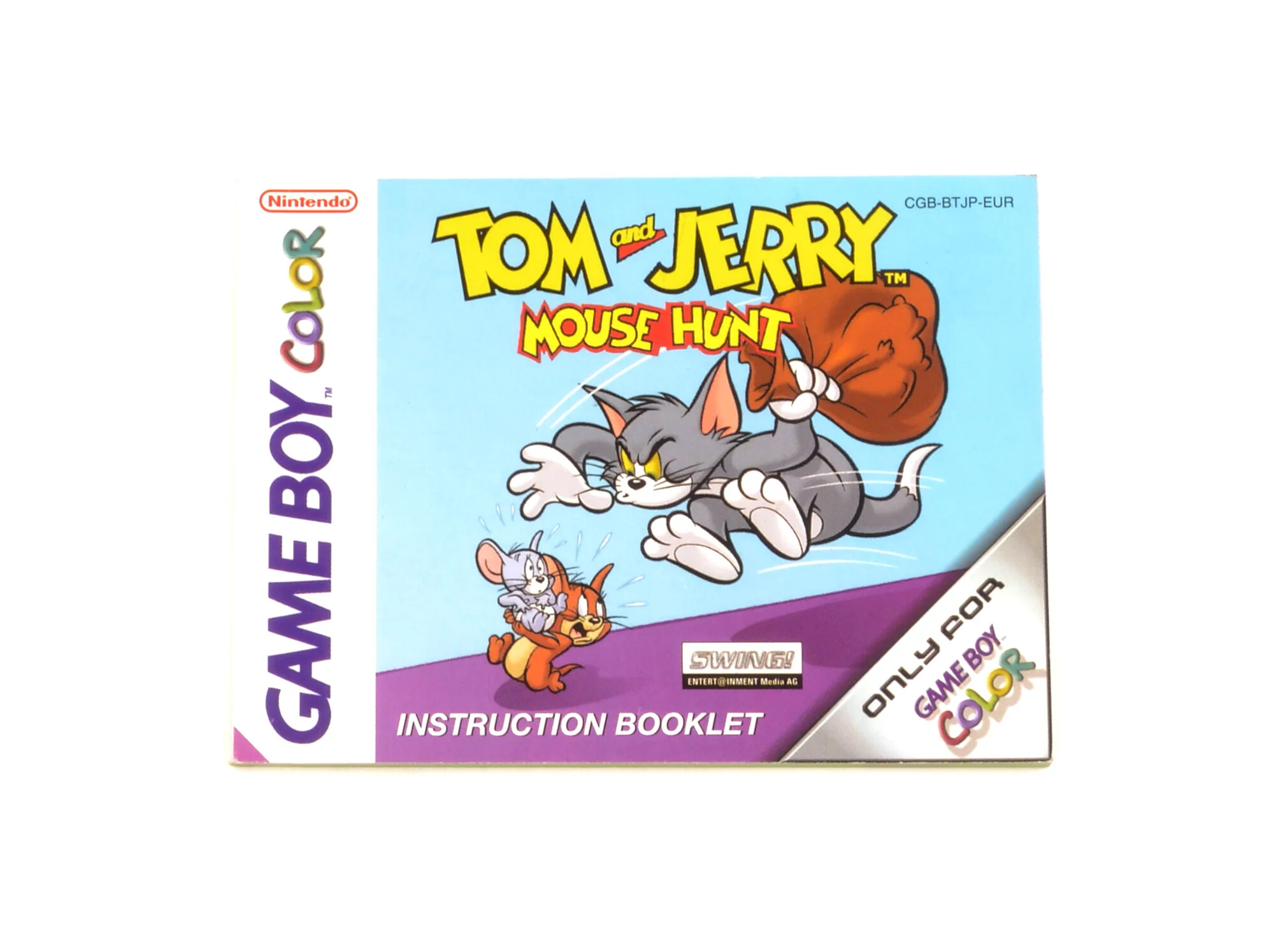 Tom & Jerry: Mousehunt - Manual - Gameboy Color Manuals