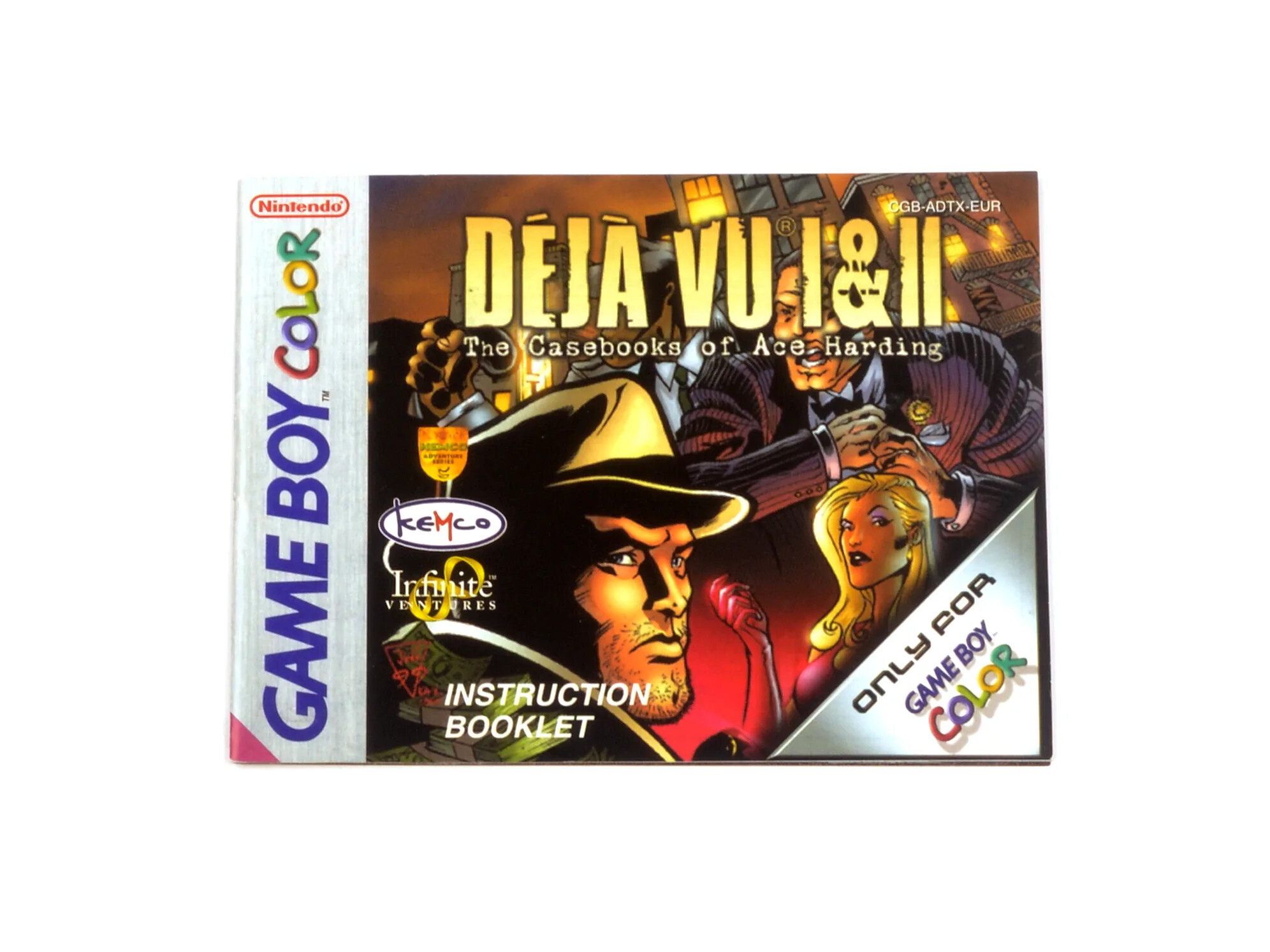 Déjà Vu I & II: The Casebooks of Ace Harding - Manual Kaufen | Gameboy Color Manuals