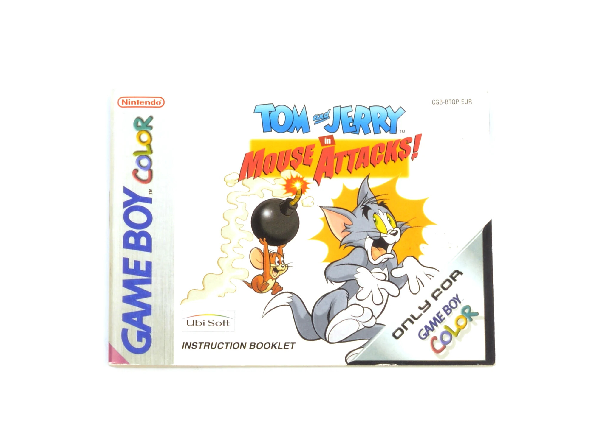 Tom & Jerry in Mouse Attacks - Manual - Gameboy Color Manuals
