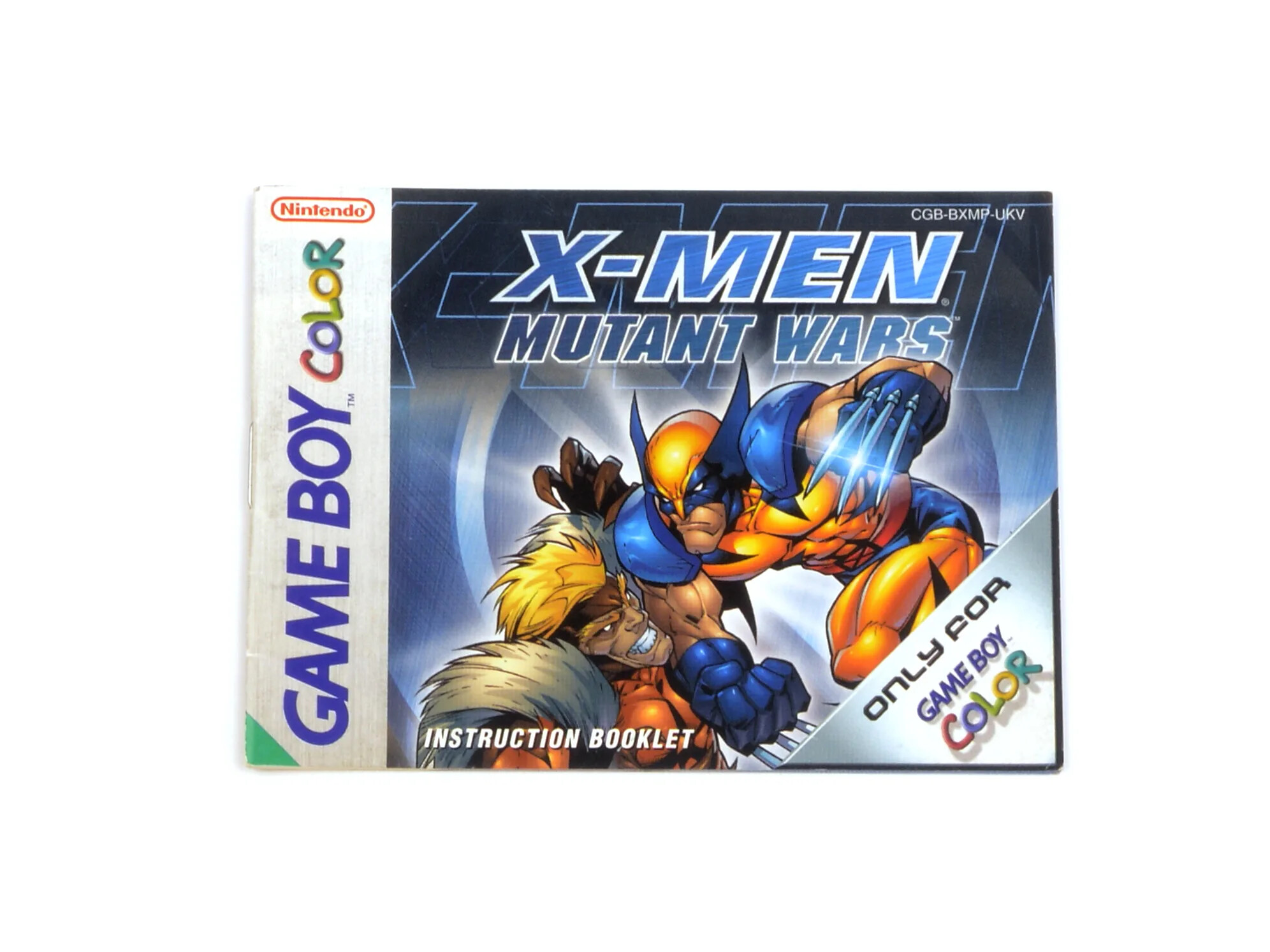 X-Men: Mutant Wars - Manual Kaufen | Gameboy Color Manuals
