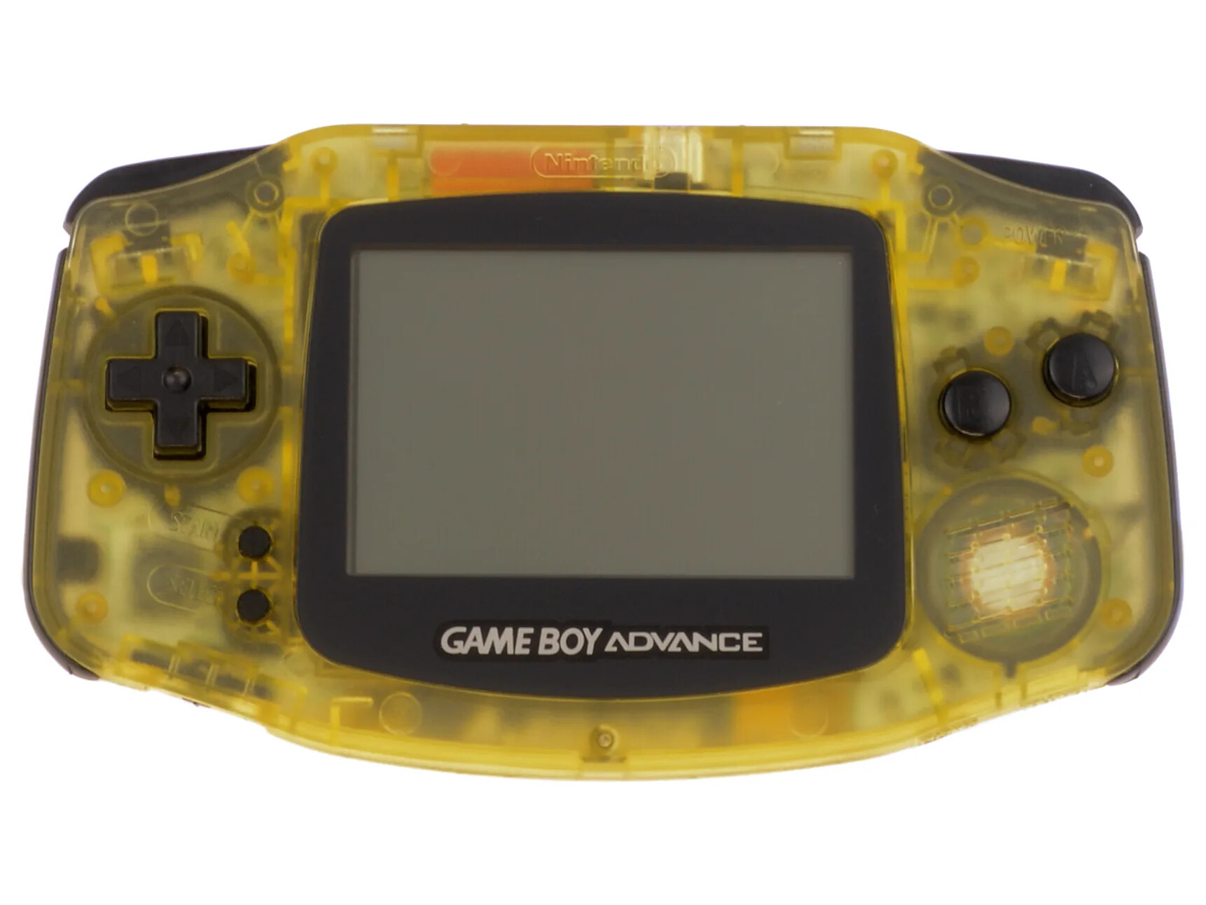 Gameboy Advance Clear Yellow - Gameboy Advance Hardware