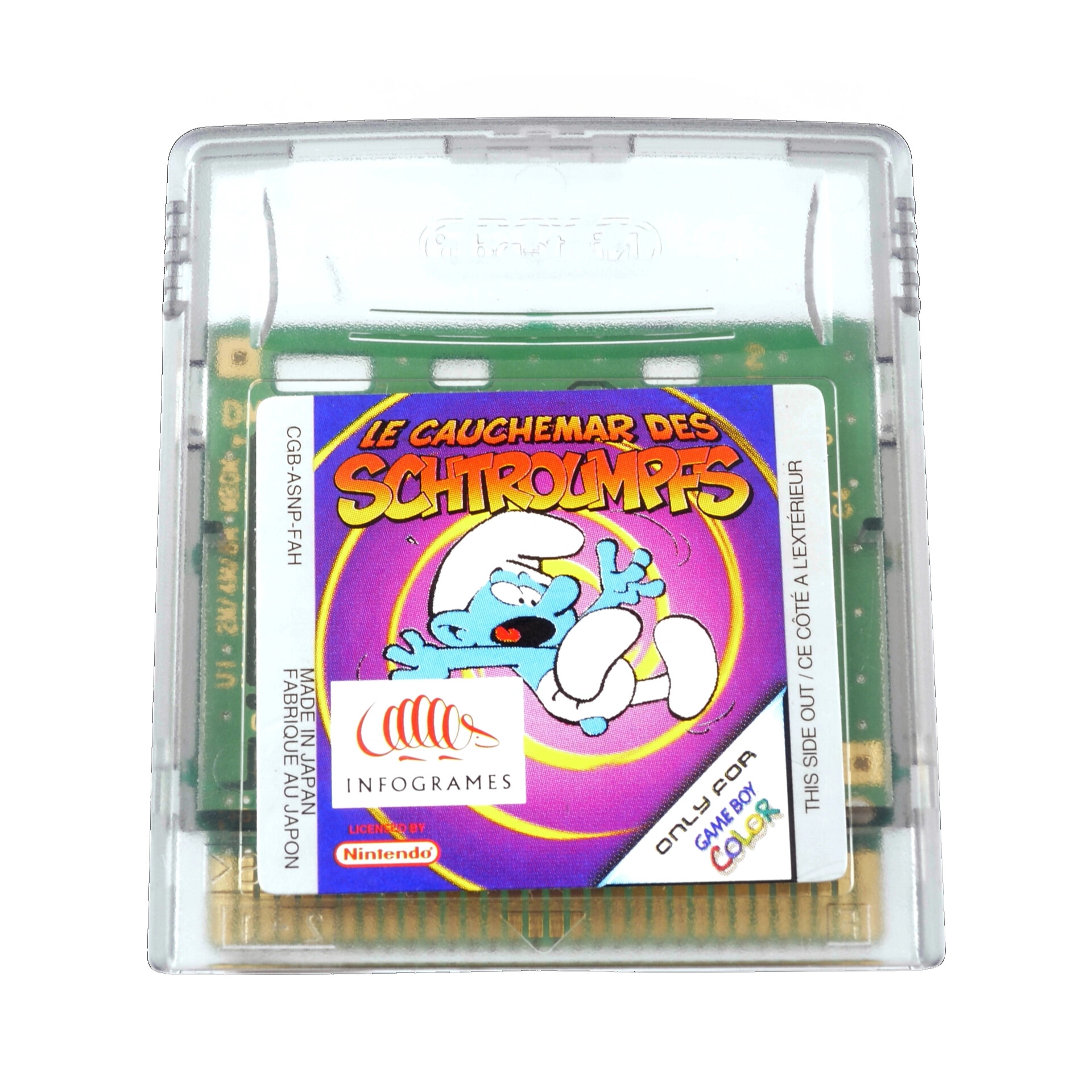 Le Cauchemar des Schtroumpfs (The Smurfs 3) - Gameboy Color Games