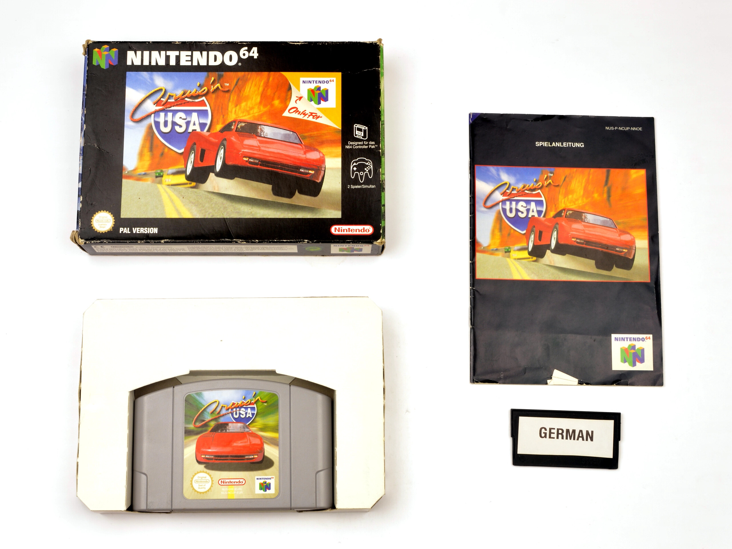 Cruis'n USA (German) - Nintendo 64 Games [Complete]