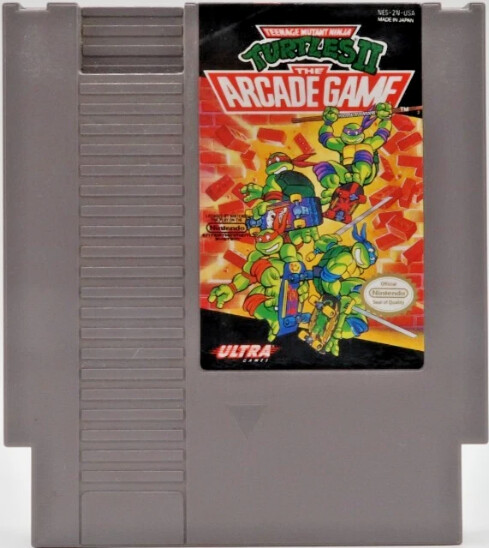 Teenage Mutant Ninja Turtles II - The Arcade Game (NTSC) - Nintendo NES Games