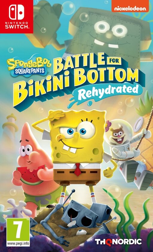 SpongeBob Battle For Bikini Bottom - Rehydrated - Nintendo Switch Games