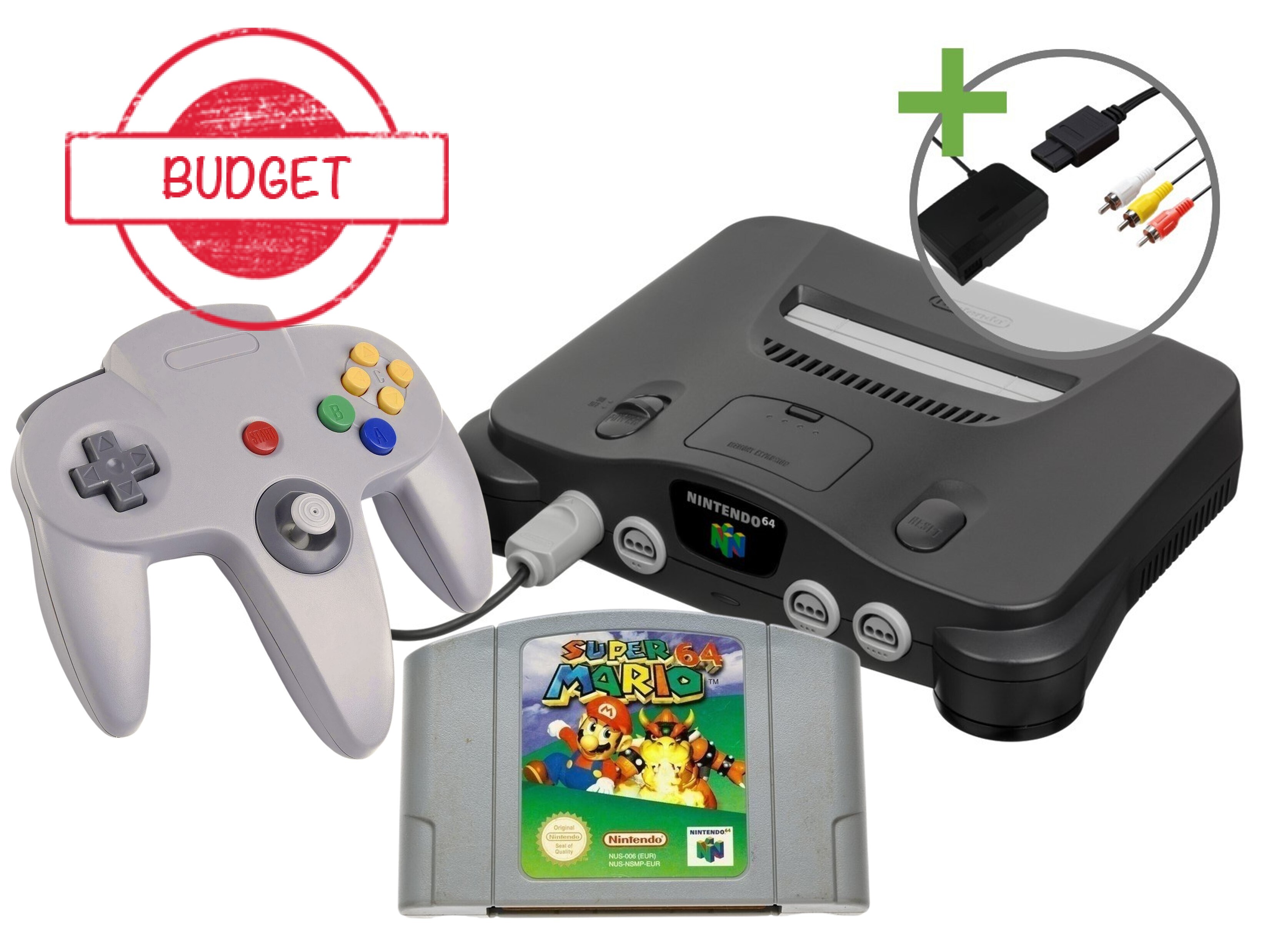 Nintendo 64 Starter Pack - Super Mario 64 Value Edition - Budget Kaufen | Nintendo 64 Hardware