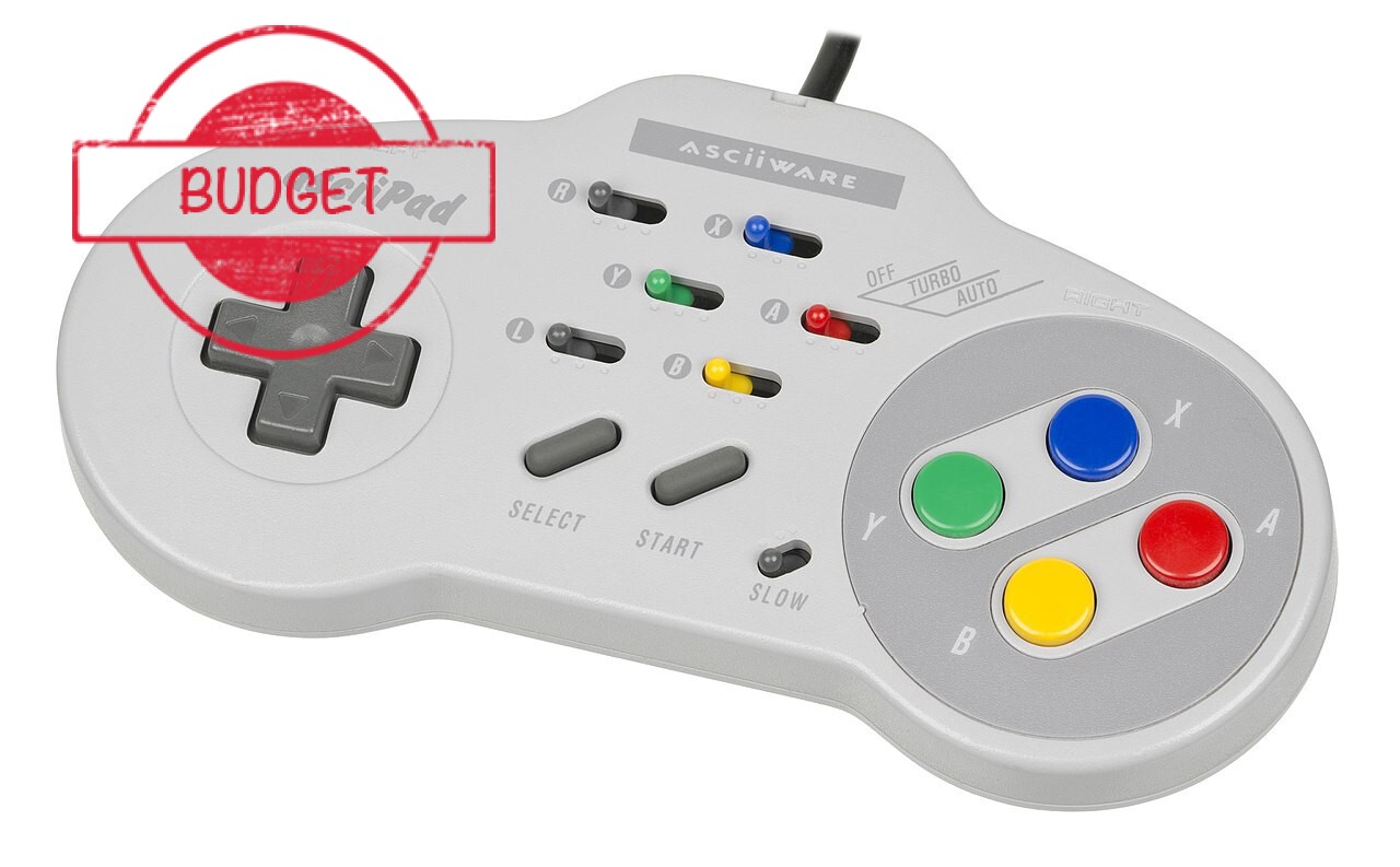 Asciiware ASCIIPAD Controller - Budget - Super Nintendo Hardware
