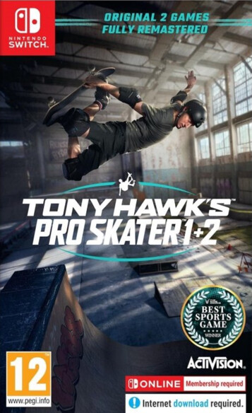 Tony Hawk's Pro Skater 1 + 2 - Nintendo Switch Games