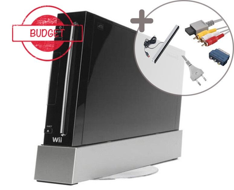 Nintendo Wii Console Black (NTSC) - Budget - Wii Hardware