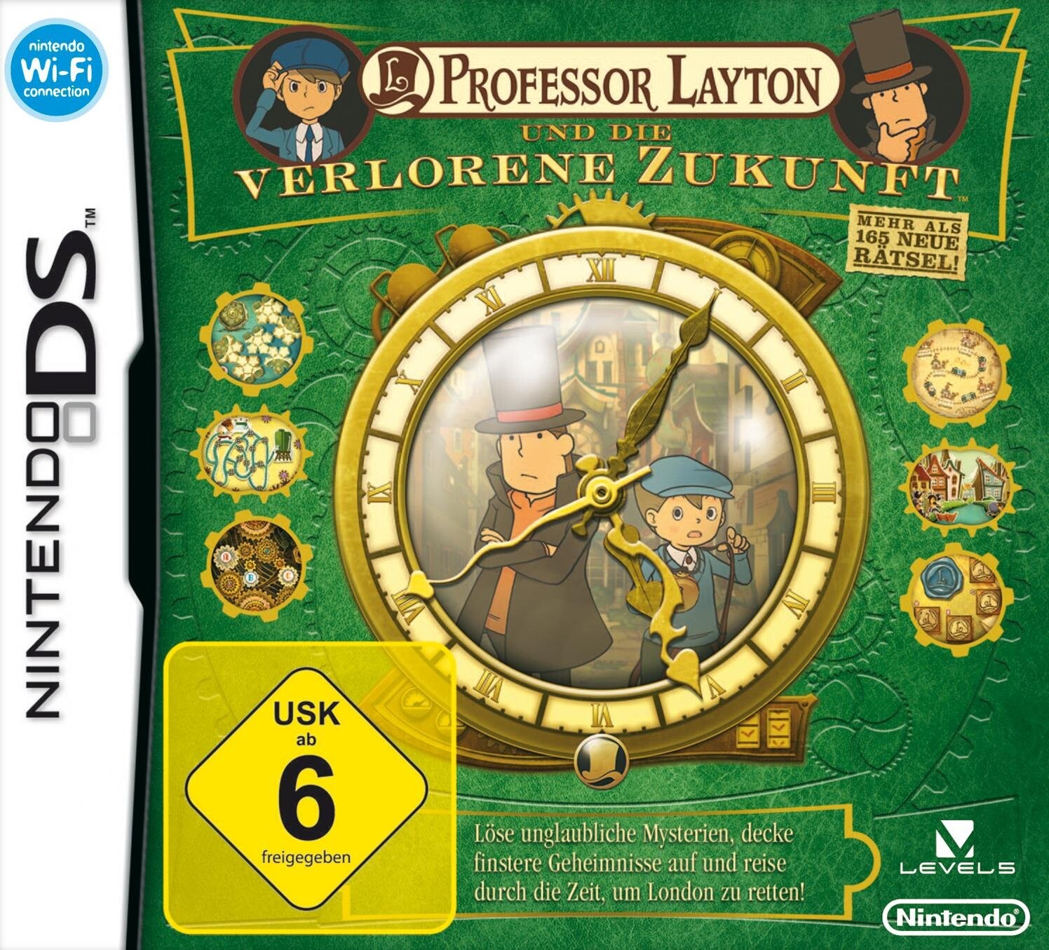 Professor Layton und die Verlorene Zukunft (German) - Nintendo DS Games