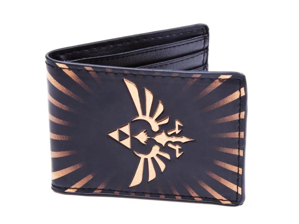 Nintendo The Legend of Zelda Black Triforce Bifold Wallet - Nintendo Switch Hardware