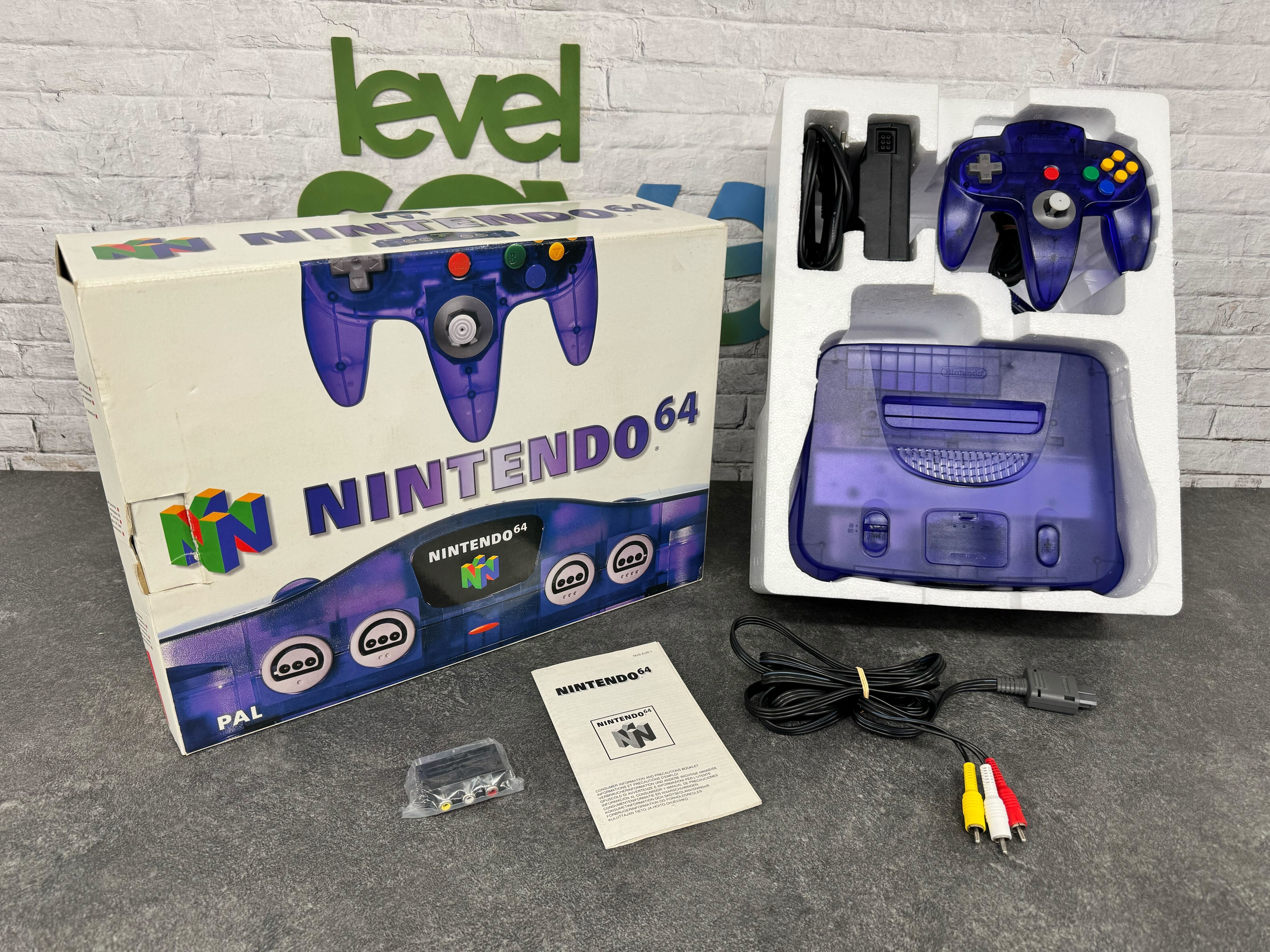 Nintendo 64 Console Grape Purple + Controller (with Protector) [Complete] Kaufen | Nintendo 64 Hardware
