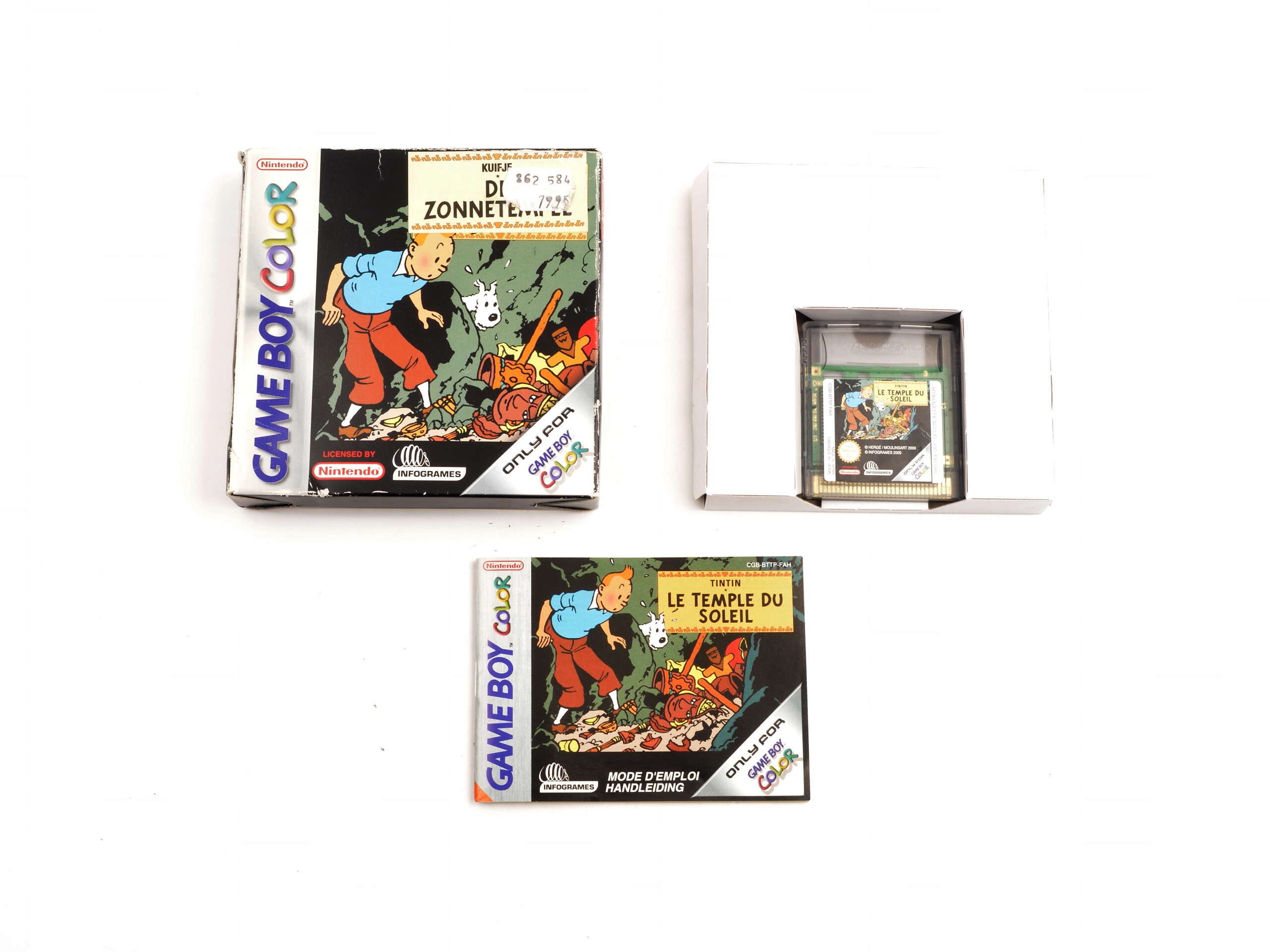 Kuifje: De Zonnetempel Kaufen | Gameboy Color Games [Complete]