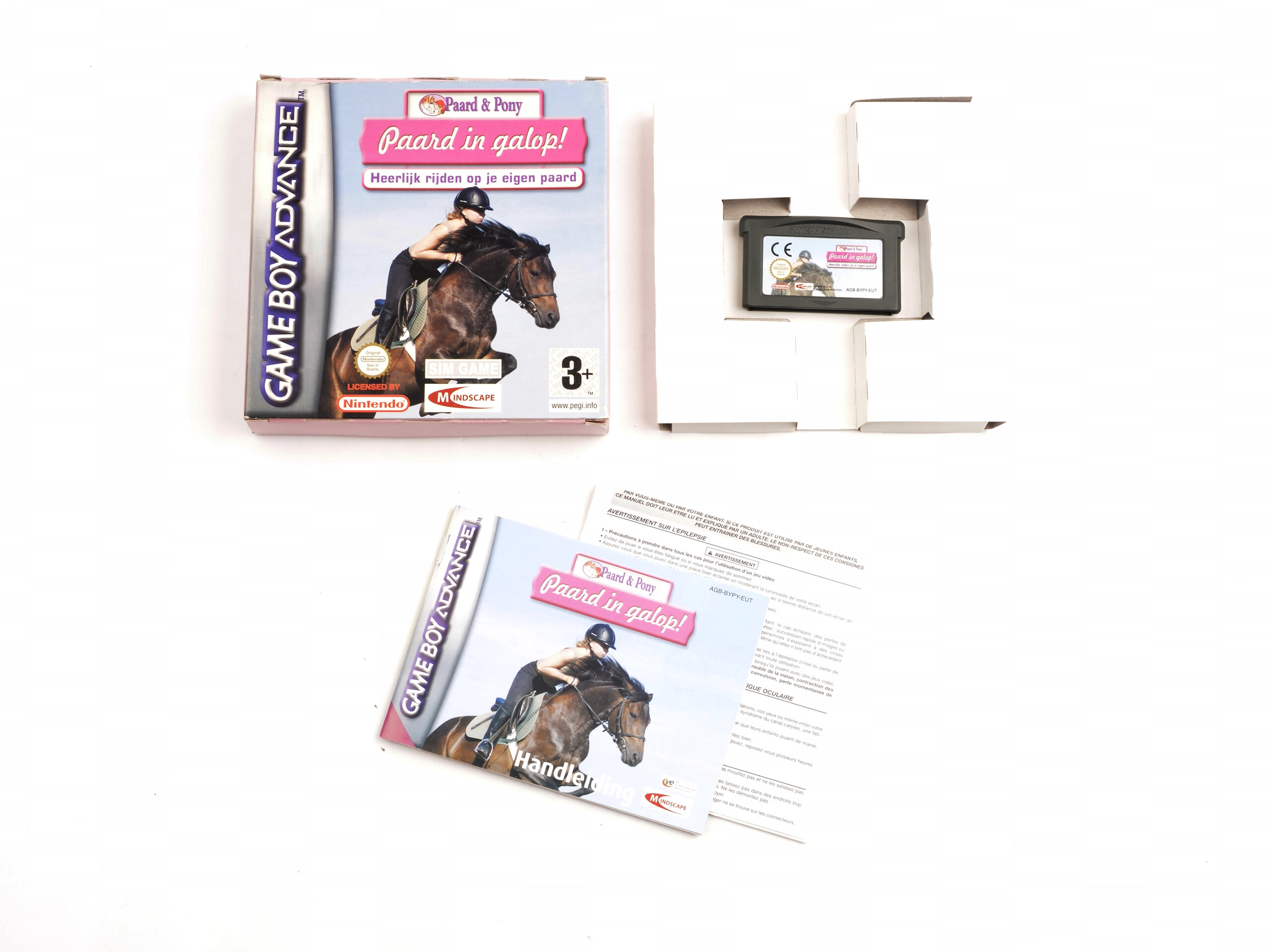 Paard & Pony Paard in galop! - Gameboy Advance Games [Complete]