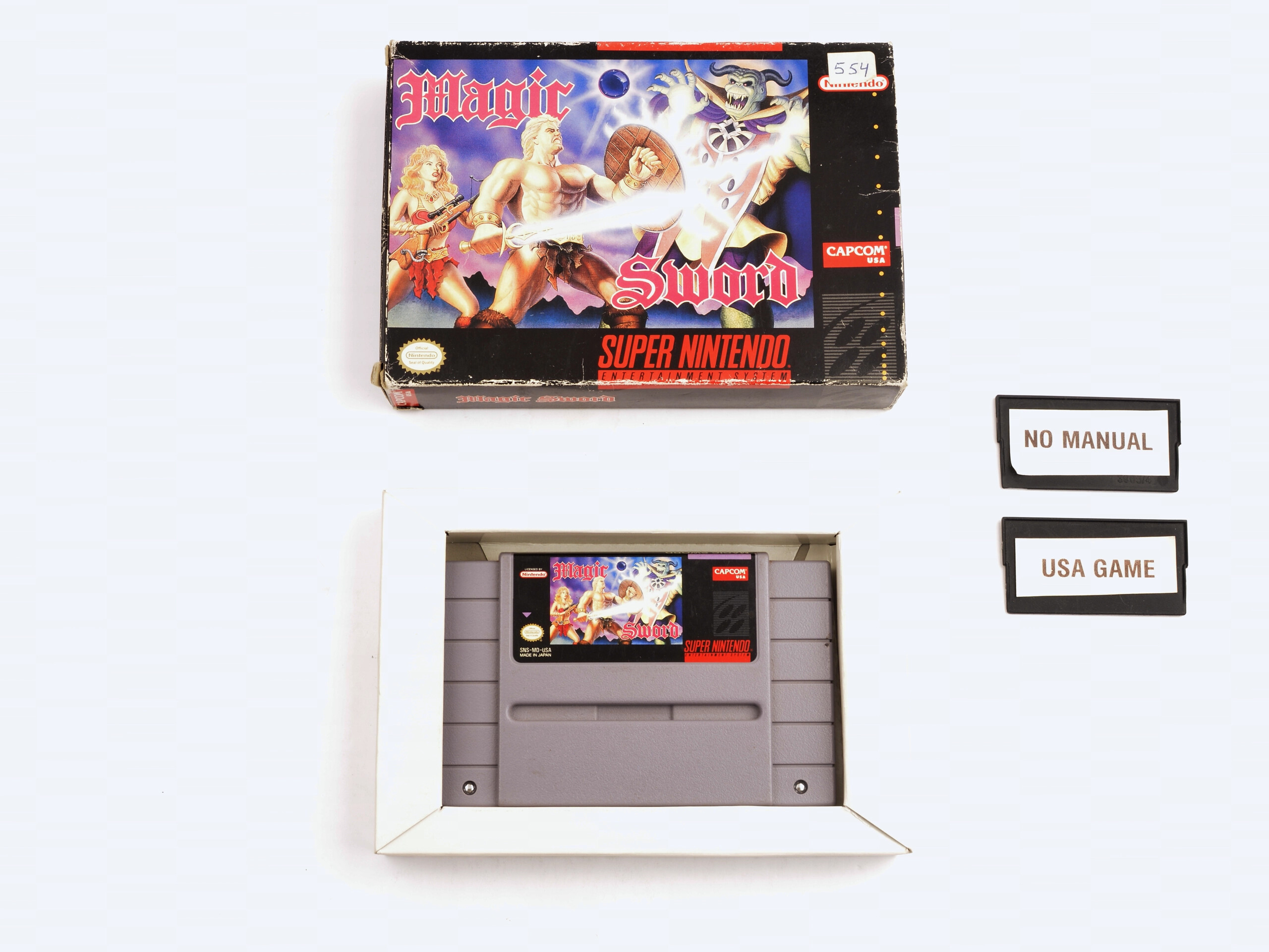 Magic Sword [NTSC] - Super Nintendo Games [Complete]