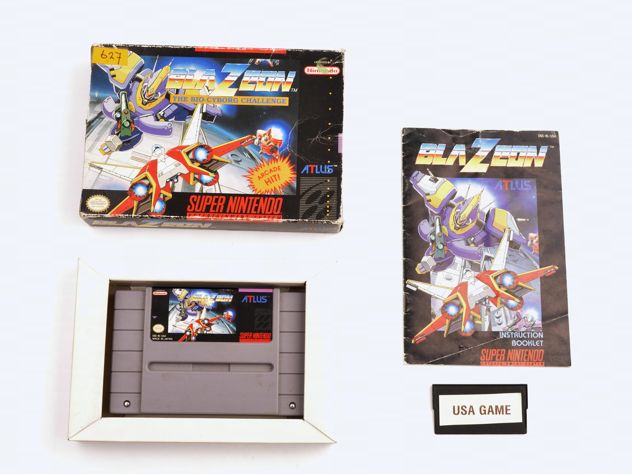 Blazeon (NTSC) - Super Nintendo Games [Complete]