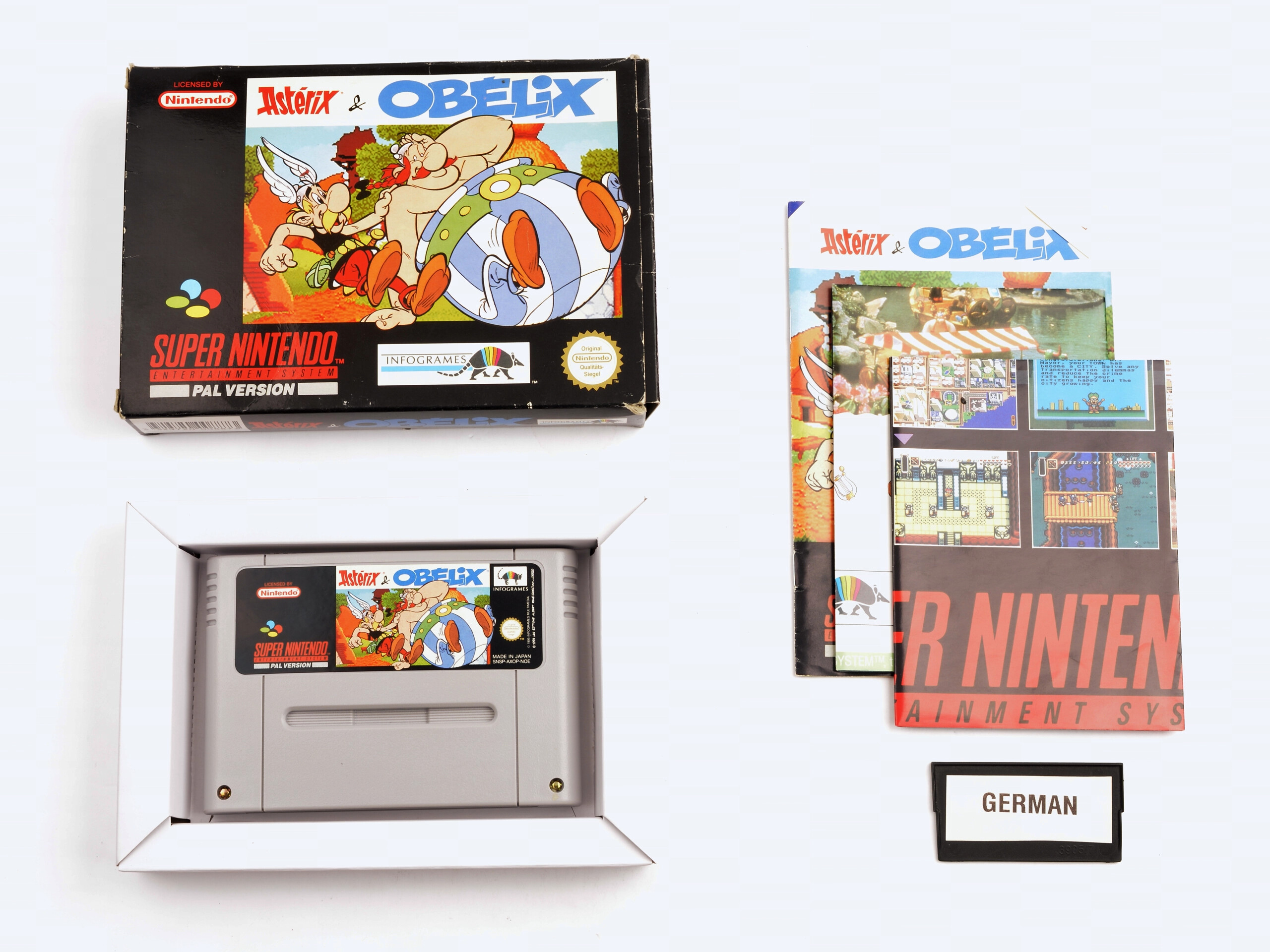 Asterix & Obelix (German) Kaufen | Super Nintendo Games [Complete]