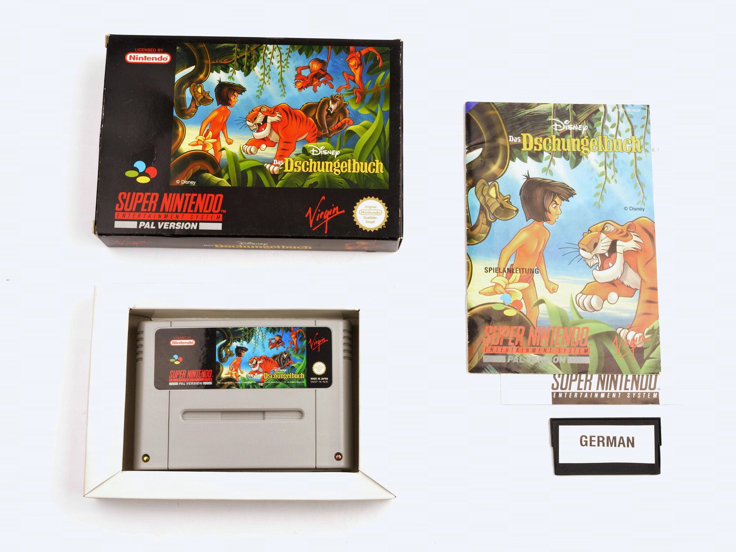 Das Dschungelbuch (German) - Super Nintendo Games [Complete]