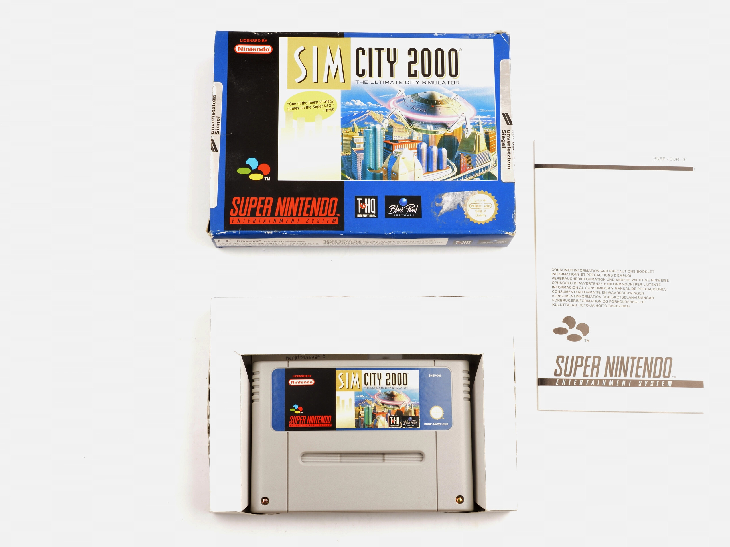 Sim City 2000 - Super Nintendo Games [Complete]