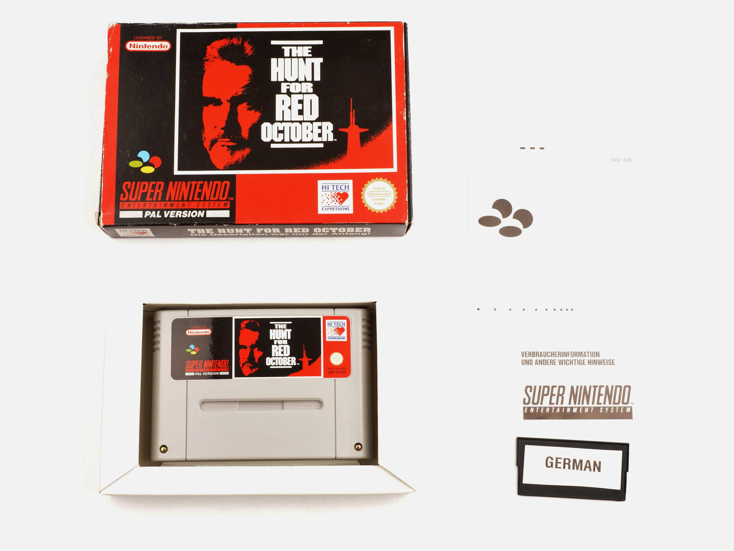 The Hunt for Red October - Super Nintendo Games [Complete]