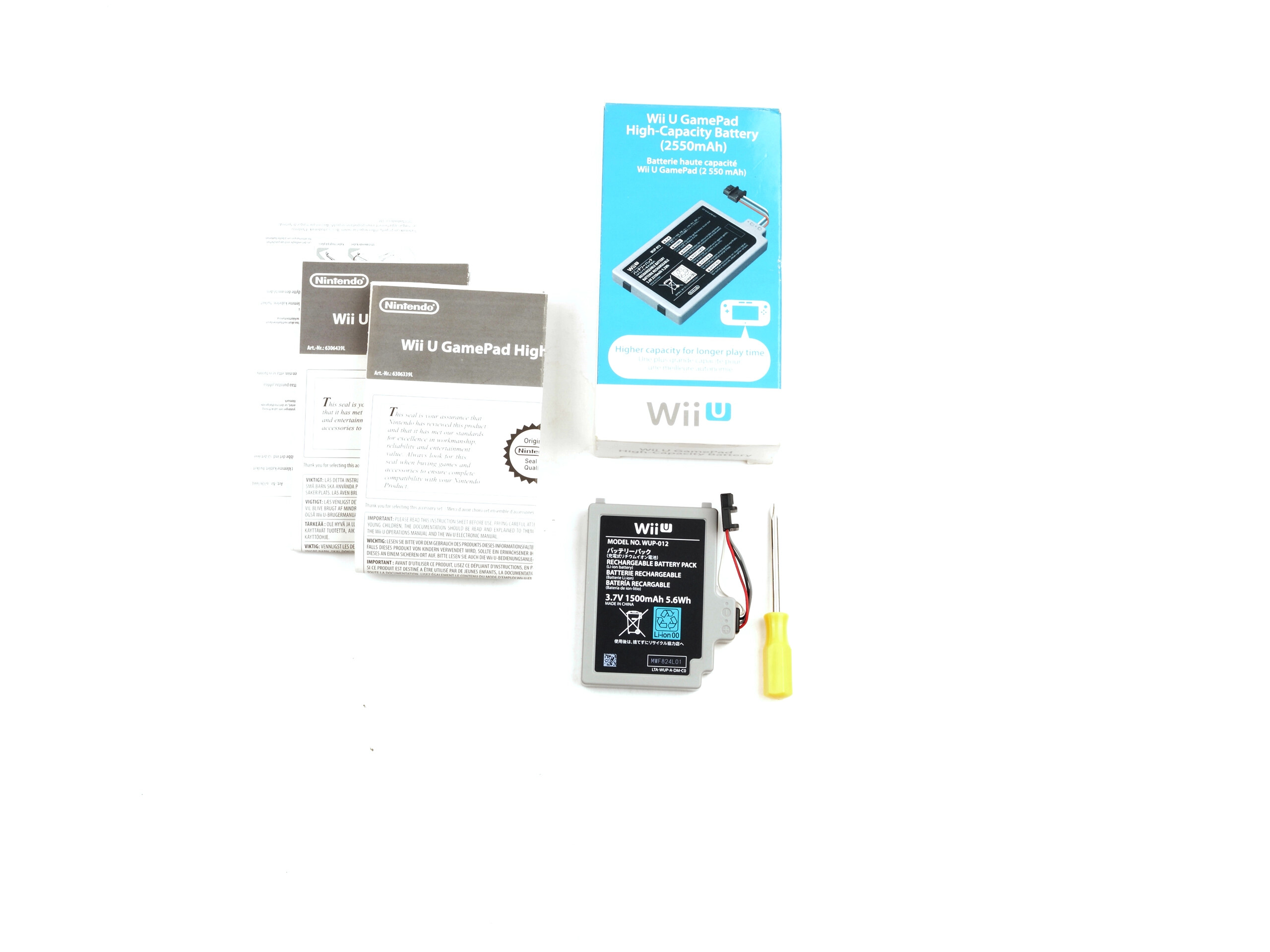 Wii U GamePad High-Capacity Battery - Wii U Hardware
