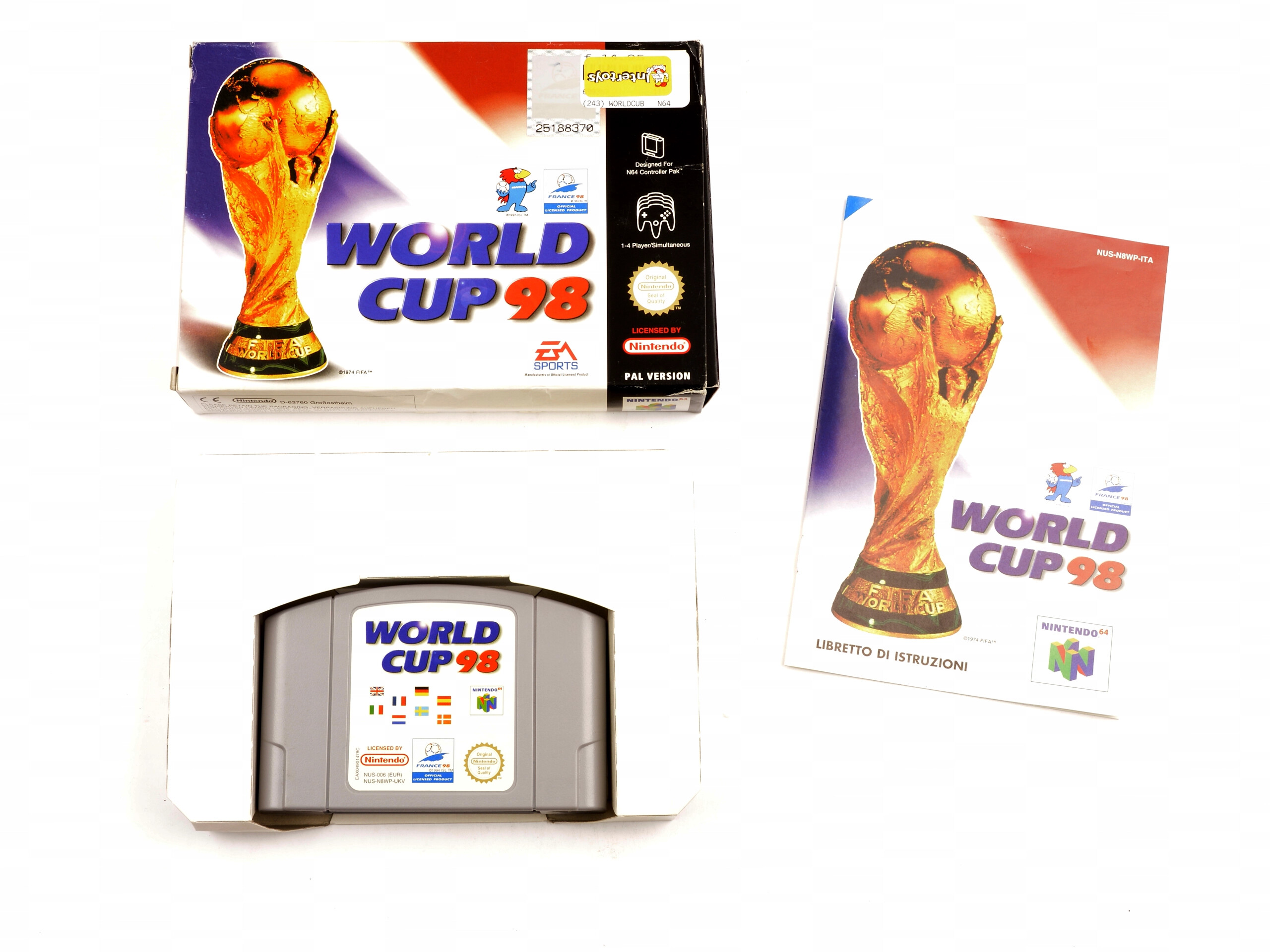 World Cup 98 Kaufen | Nintendo 64 Games [Complete]
