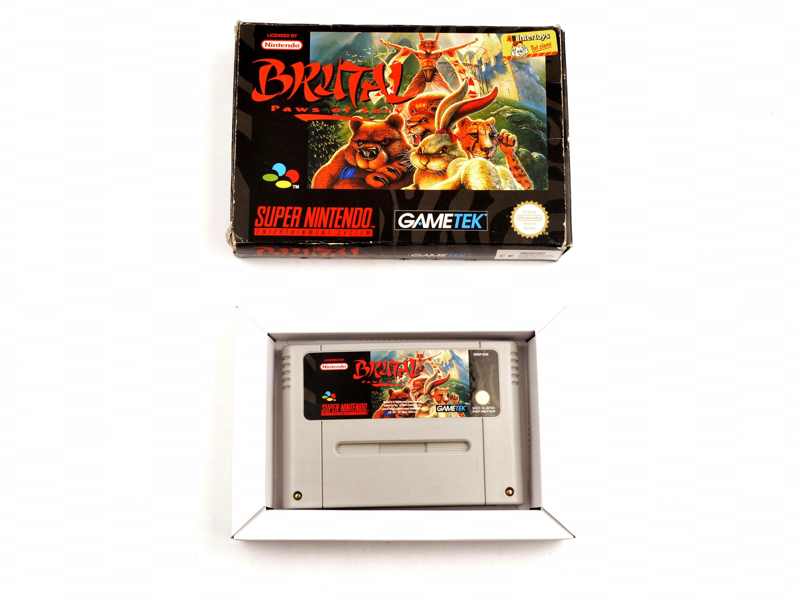 Brutal Paws of Fury - Super Nintendo Games [Complete]