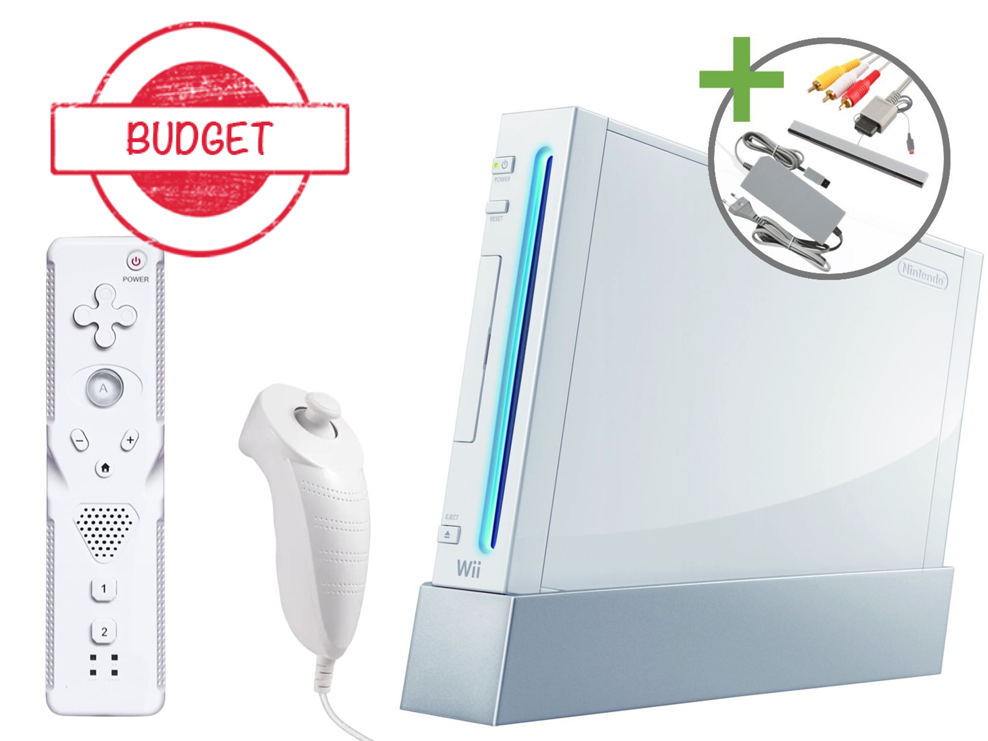 Nintendo Wii Starter Pack - Value White Edition - Budget Kaufen | Wii Hardware