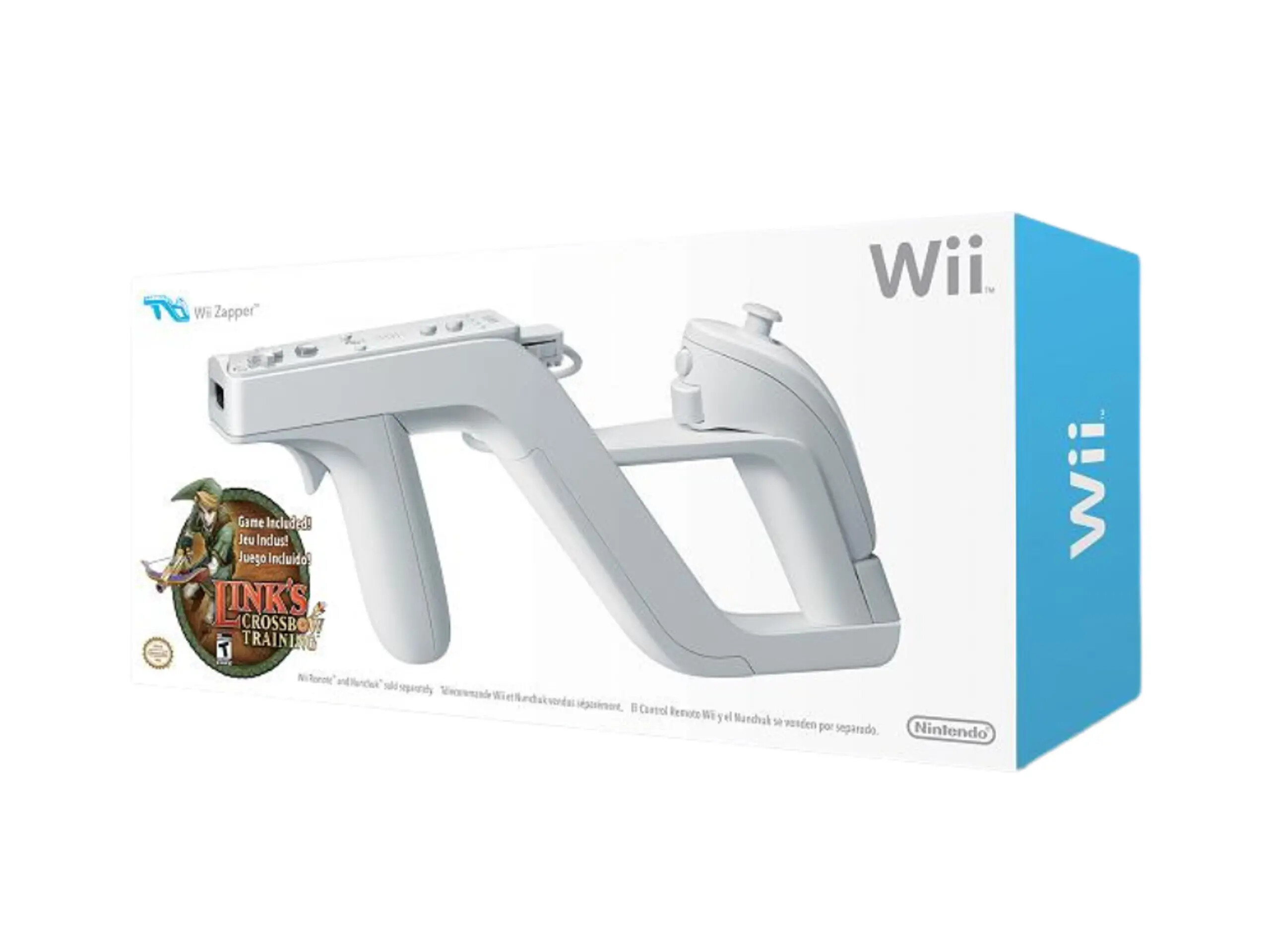 Link's Crossbow Training + Wii Zapper [Complete] - Wii Hardware
