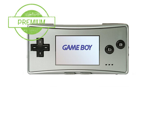 Gameboy Advance Micro Silver - Premium - Gameboy Advance Hardware