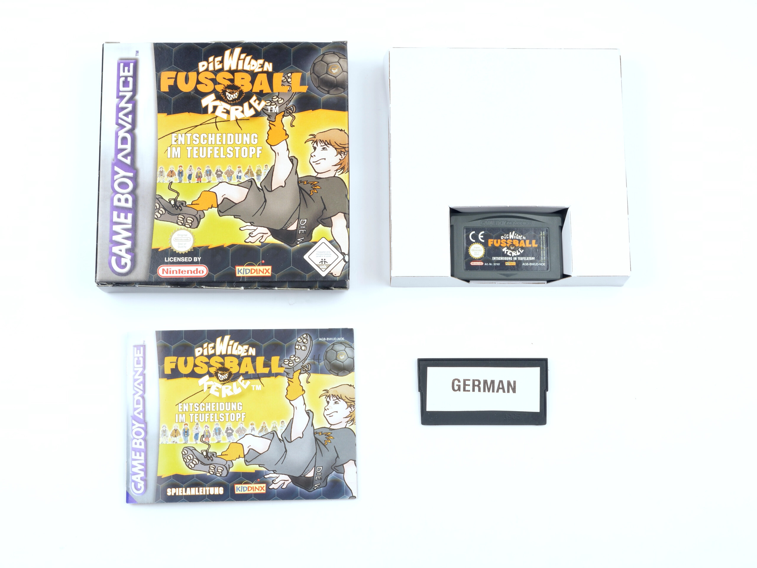 Die wilden Fussball Kerle (German) - Gameboy Advance Games [Complete]