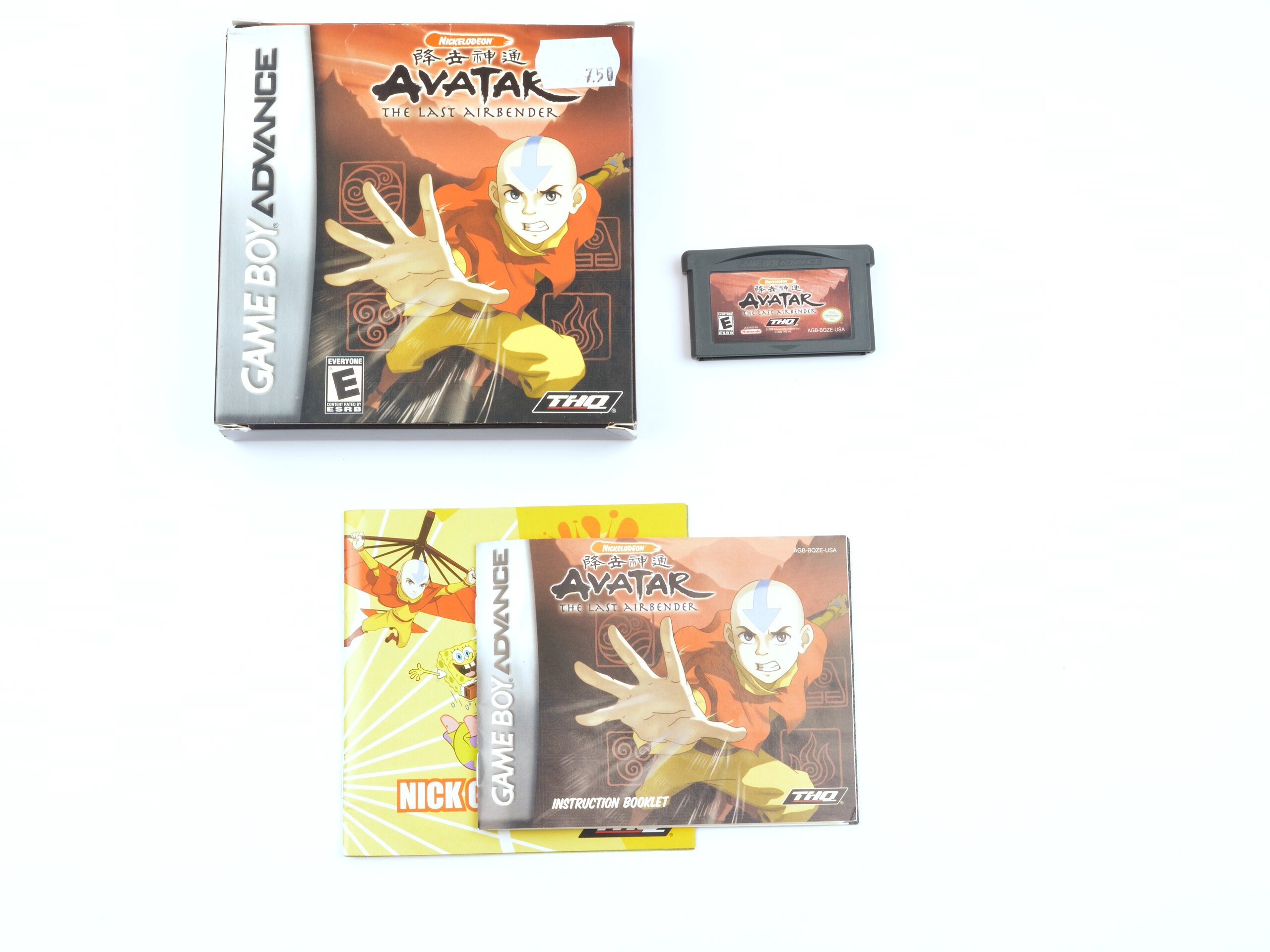 Avatar The Last Airbender - Gameboy Advance Games [Complete]