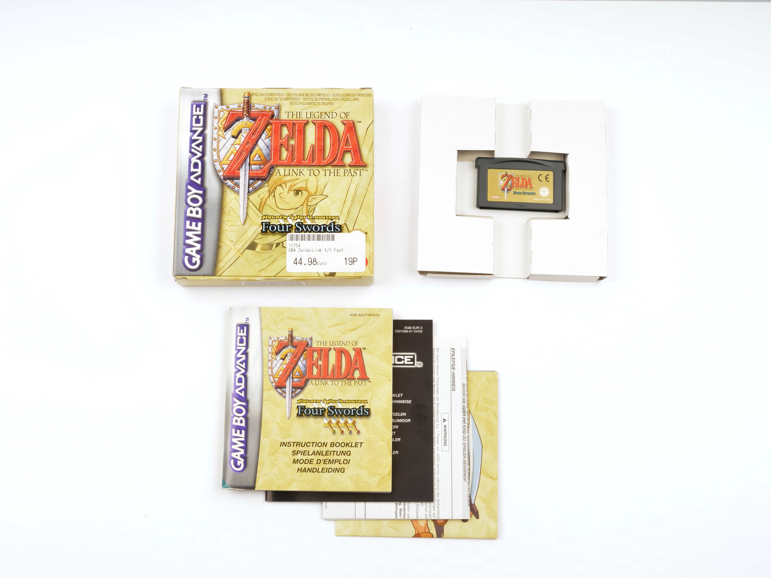 The Legend of Zelda A Link to the Past Four Swords Kaufen | Gameboy Advance Games [Complete]