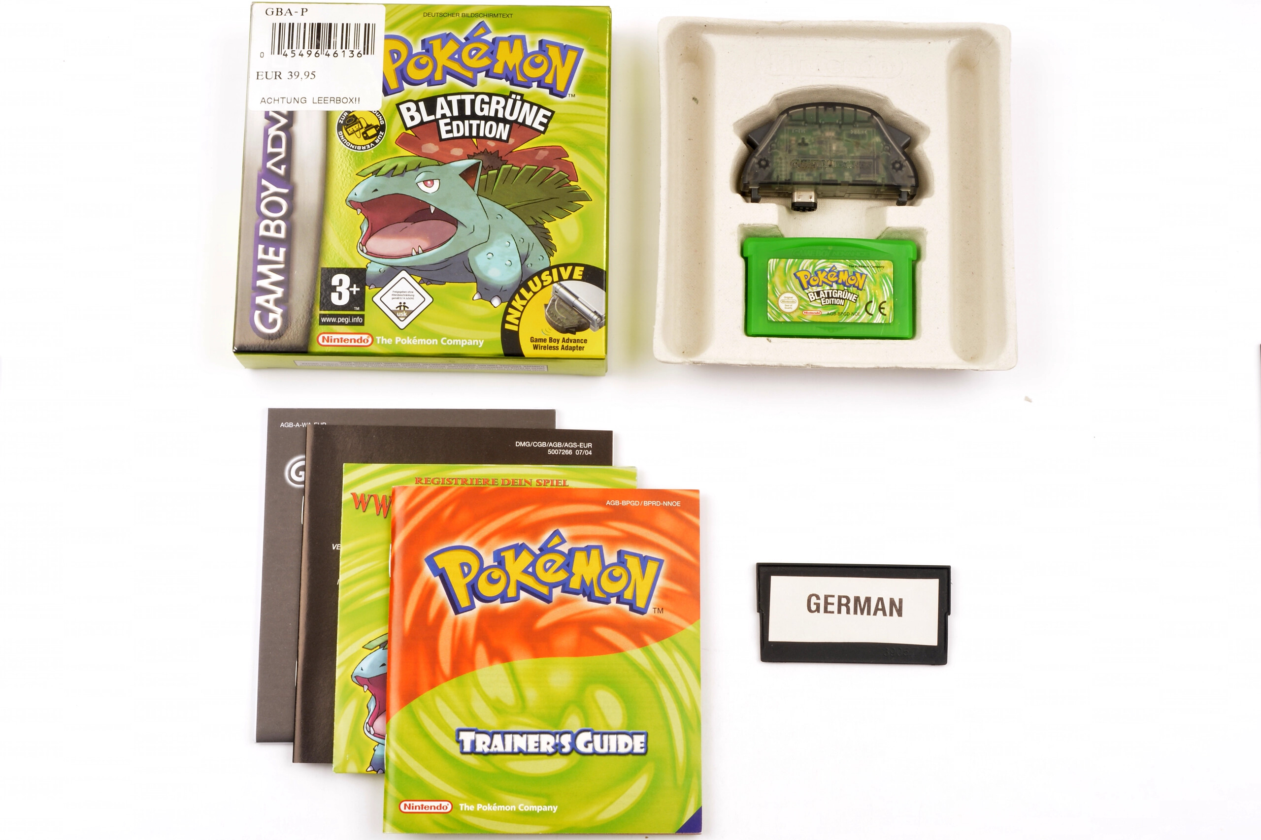 Pokemon Leaf Green (German) Kaufen | Gameboy Advance Games [Complete]