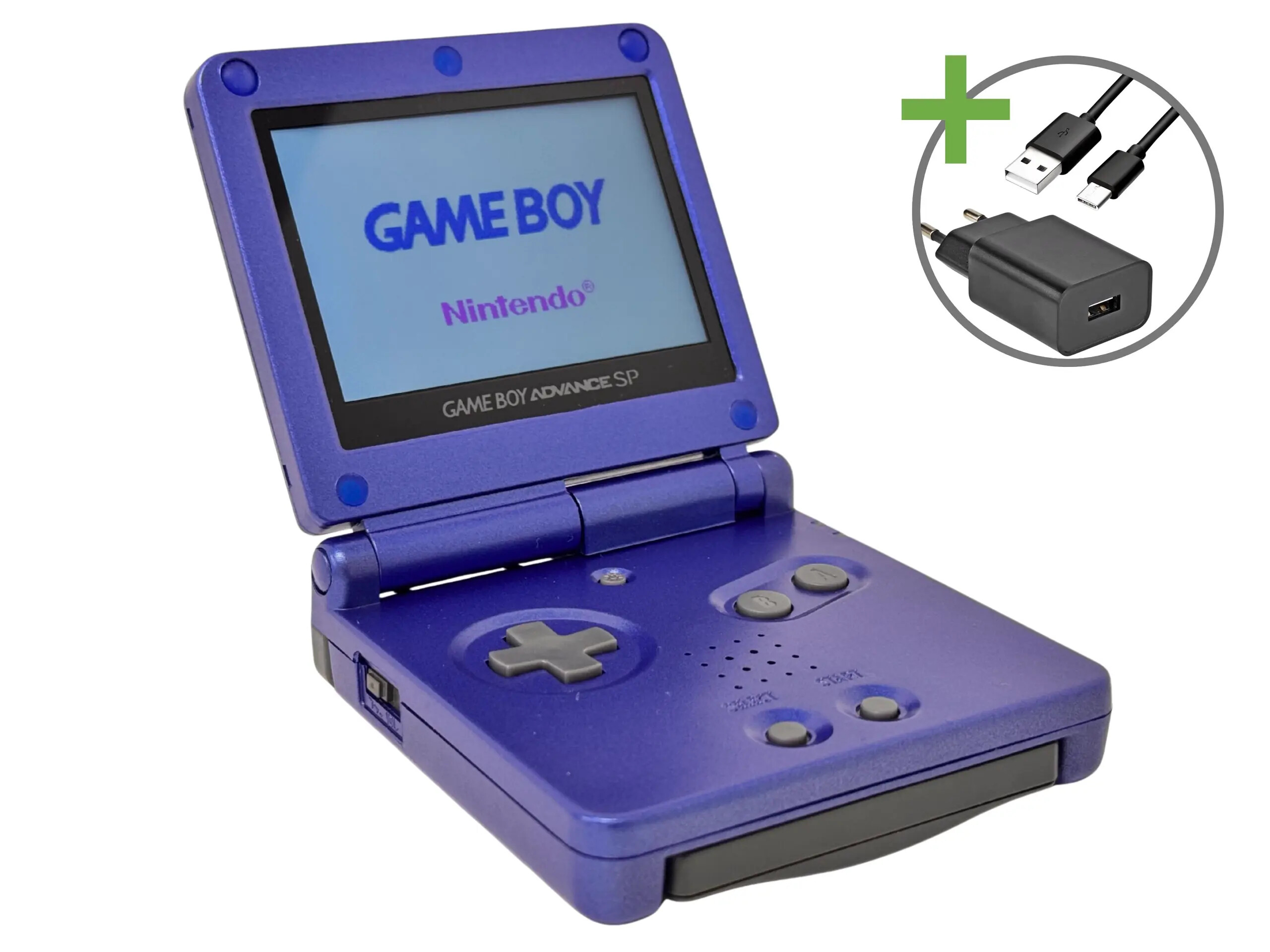 Gameboy Advance SP Blue - USB-C & IPS V5 - Gameboy Advance Hardware