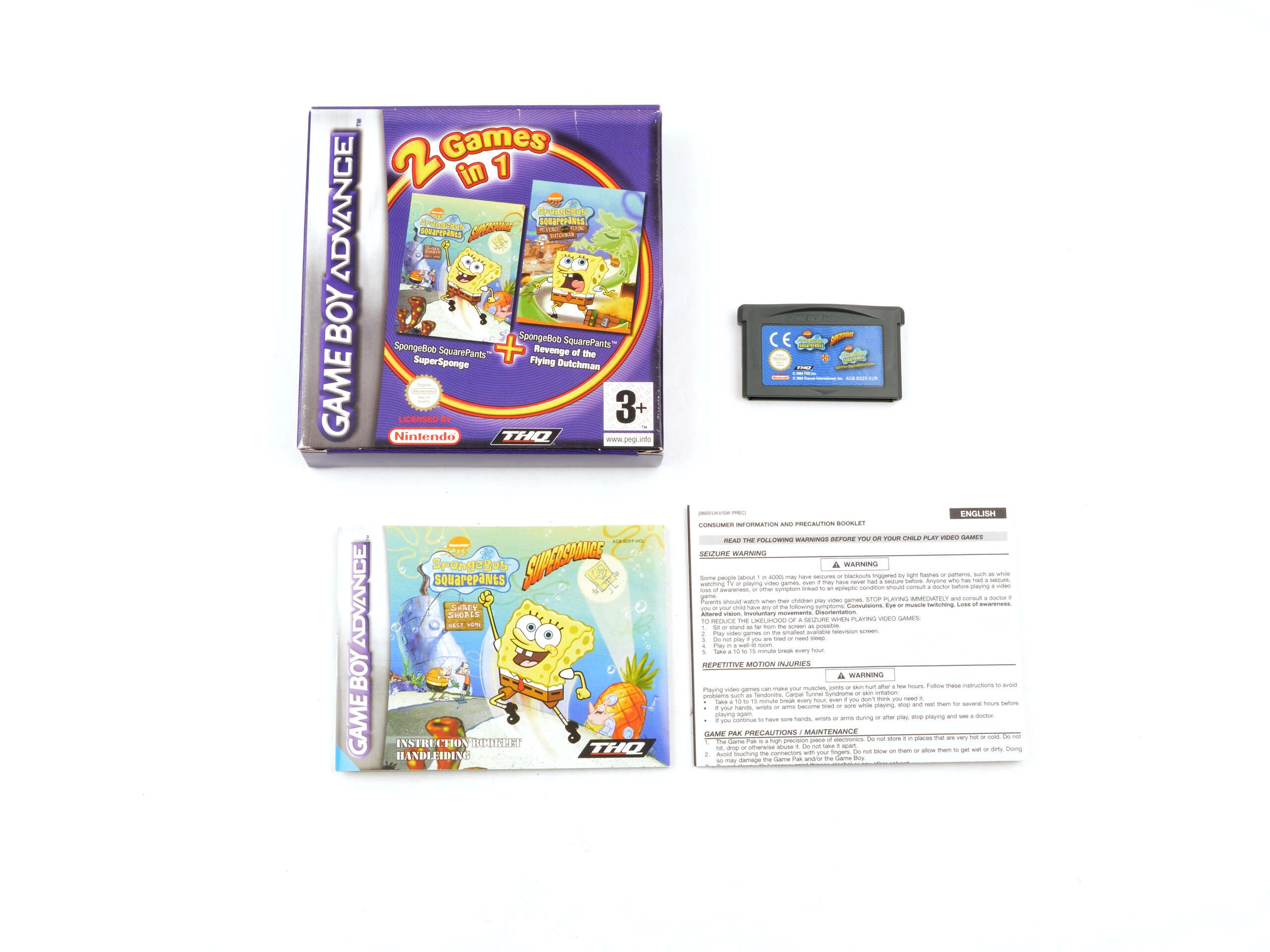 Spongebob Squarepants Supersponge + Revenge of the Flying Dutchman Kaufen | Gameboy Advance Games [Complete]