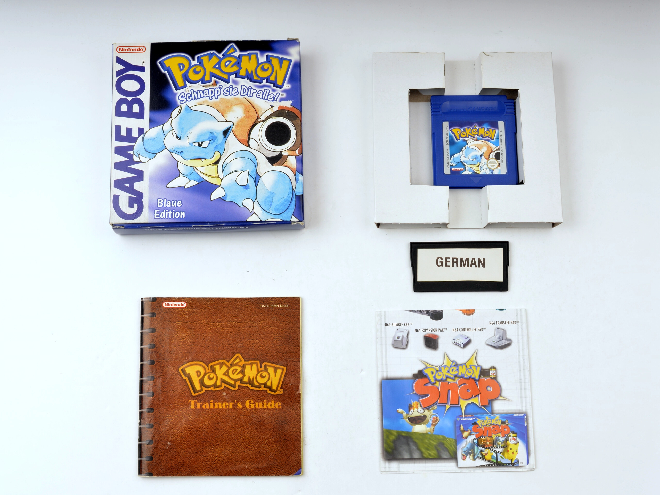 Pokemon Blue (German) - Gameboy Classic Games [Complete]