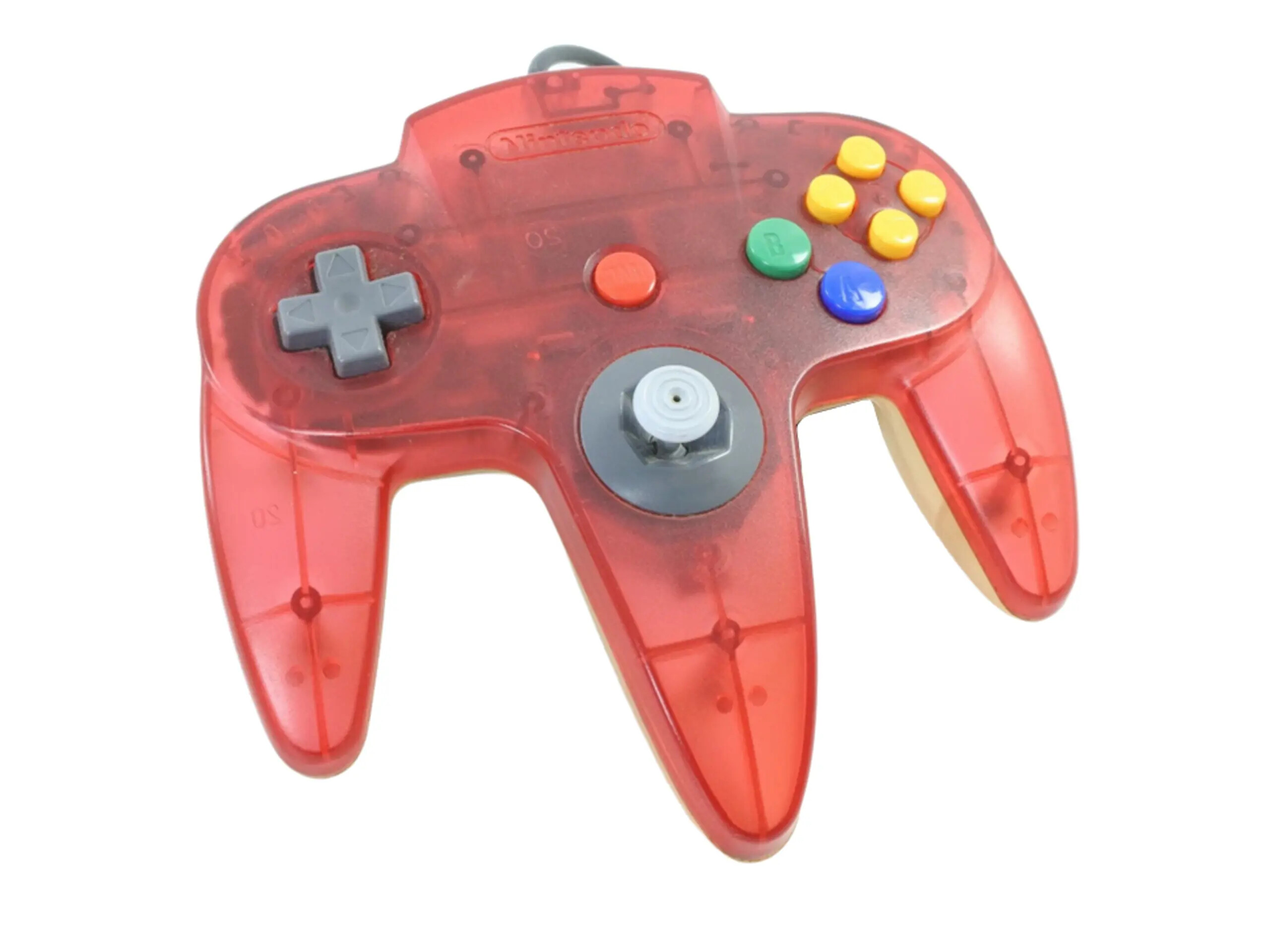 Originele Nintendo 64 Controller Clear Red - Nintendo 64 Hardware