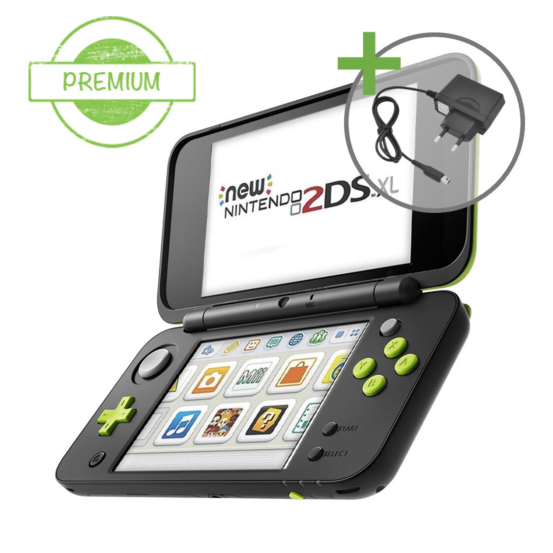 New Nintendo 2DS XL - Black/Lime - Premium Kaufen | Nintendo 3DS Hardware