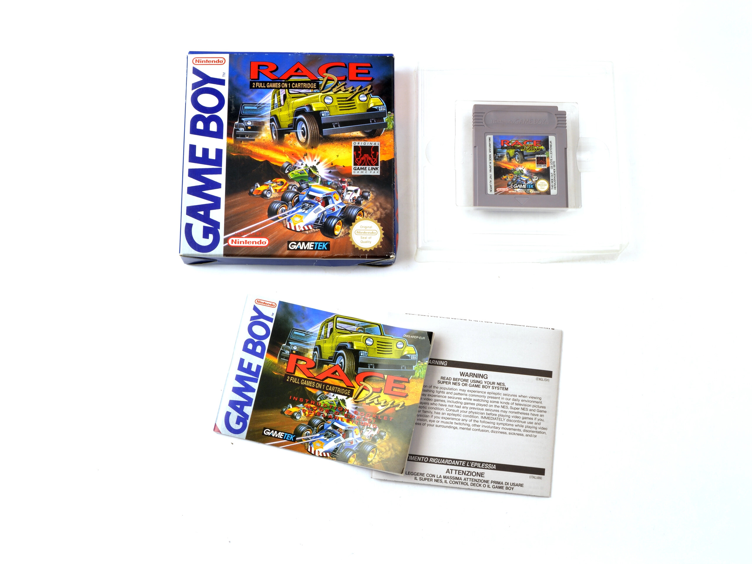 Race Days - Gameboy Classic Games [Complete]