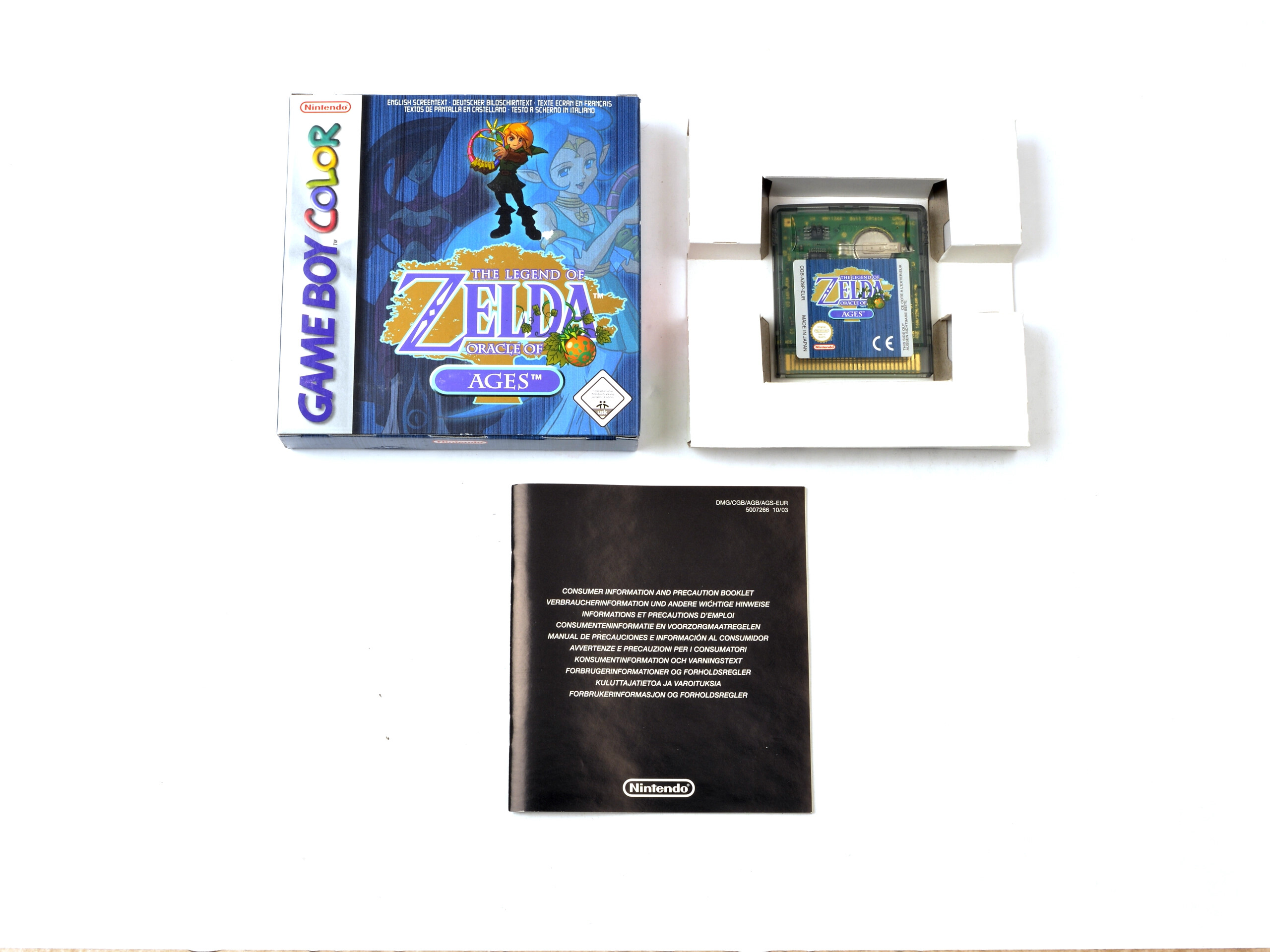 The Legend of Zelda Oracle of Ages - Gameboy Color Games [Complete]