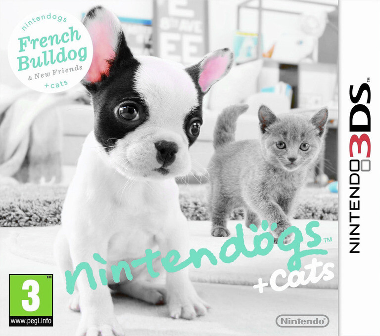 Nintendogs + Cats - French Bulldog & New Friends (German) - Nintendo 3DS Games