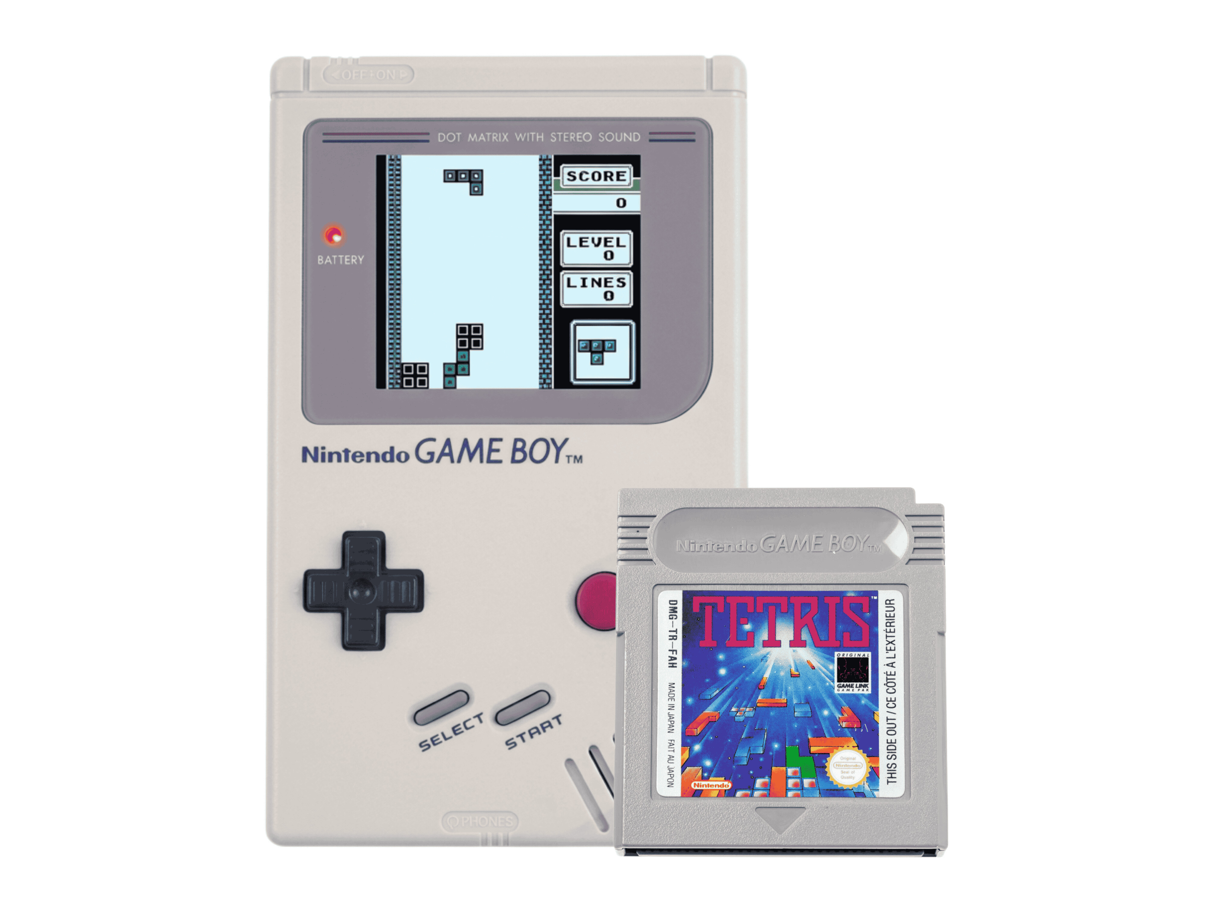 Gameboy Classic IPS Backlight Original Grey Tetris Starter Pack Kaufen | Gameboy Classic Hardware