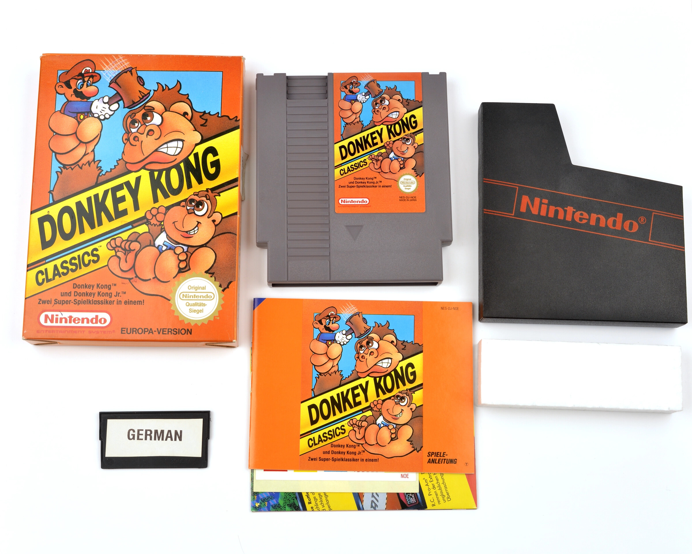 Donkey Kong Classics (German) - Nintendo NES Games [Complete]