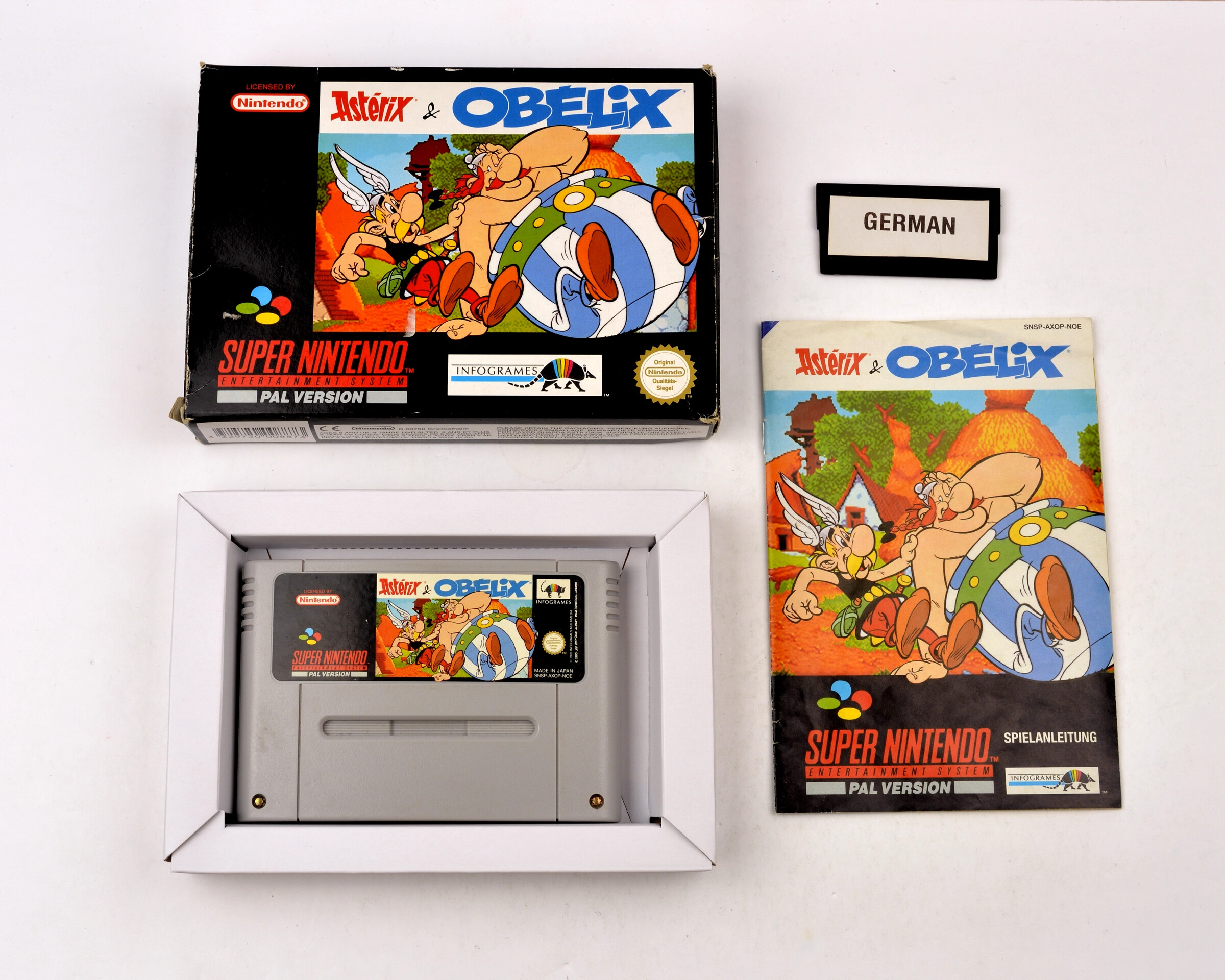 Asterix & Obelix (German) - Super Nintendo Games [Complete]