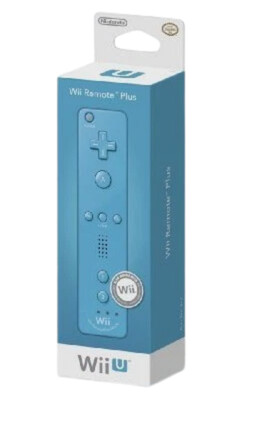 Nintendo Wii Remote Controller Motion Plus Blue [Complete] - Wii U Hardware