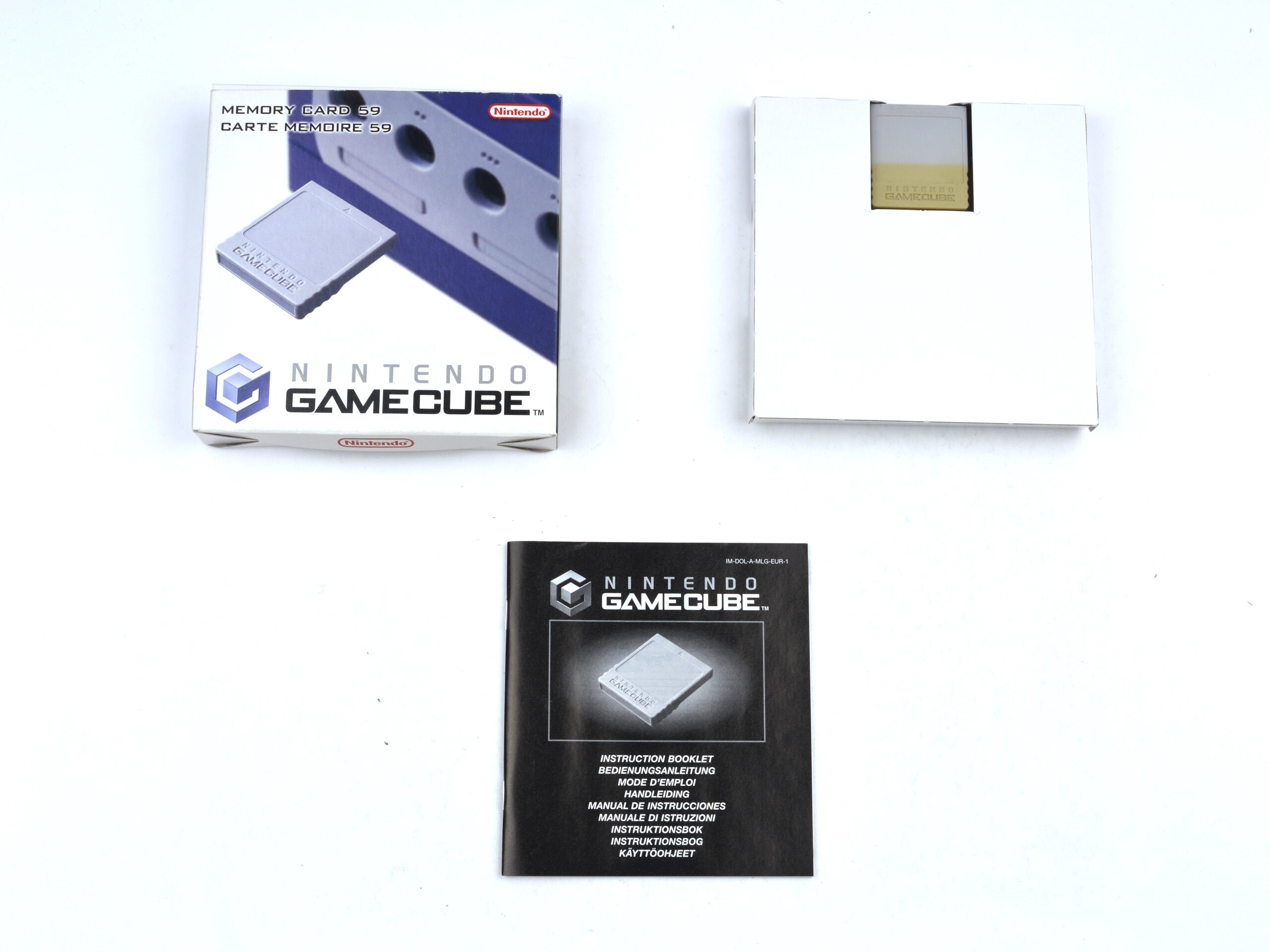 Originele Gamecube Memory Card 59 Blocks [Complete] - Gamecube Hardware