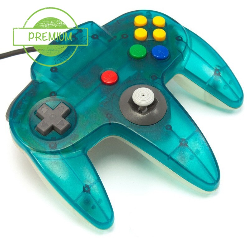 Originele Nintendo 64 Controller Aqua Blue - Premium Kaufen | Nintendo 64 Hardware