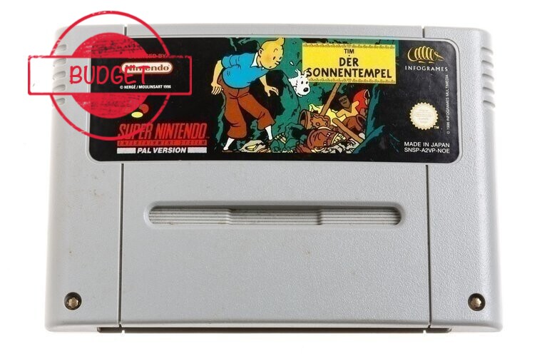 TinTin: Le Temple du Soleil (German) - Budget Kaufen | Super Nintendo Games