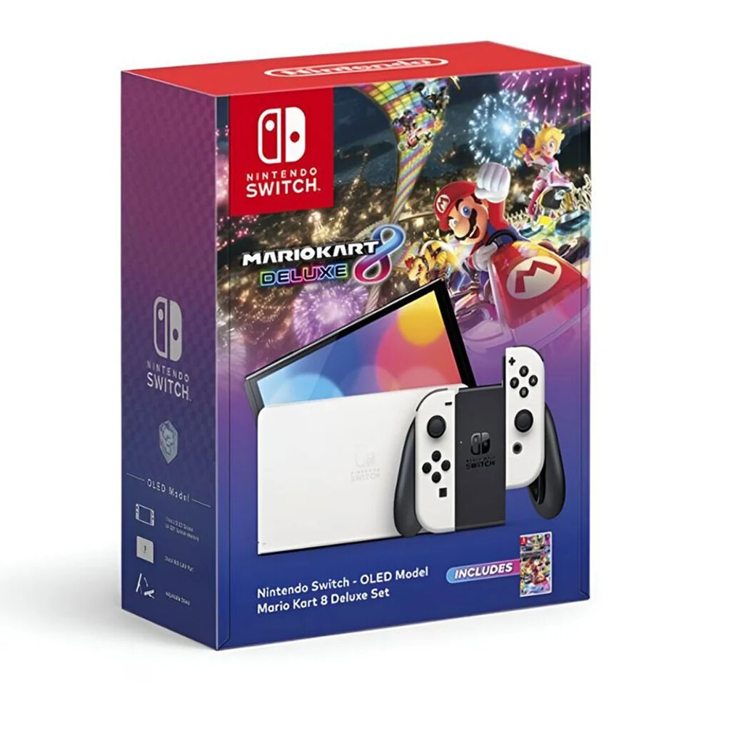 Nintendo Switch Console OLED Starter Pack - Mario Kart 8 Deluxe Edition [Complete] - Nintendo Switch Hardware